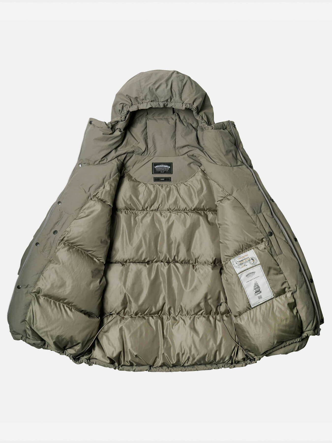 Пуховик HOODED PUFFER DOWN PARKA