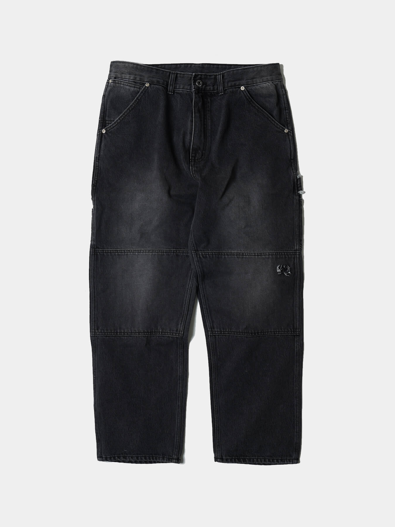 Джинсы WASHED DENIM DOUBLE KNEE