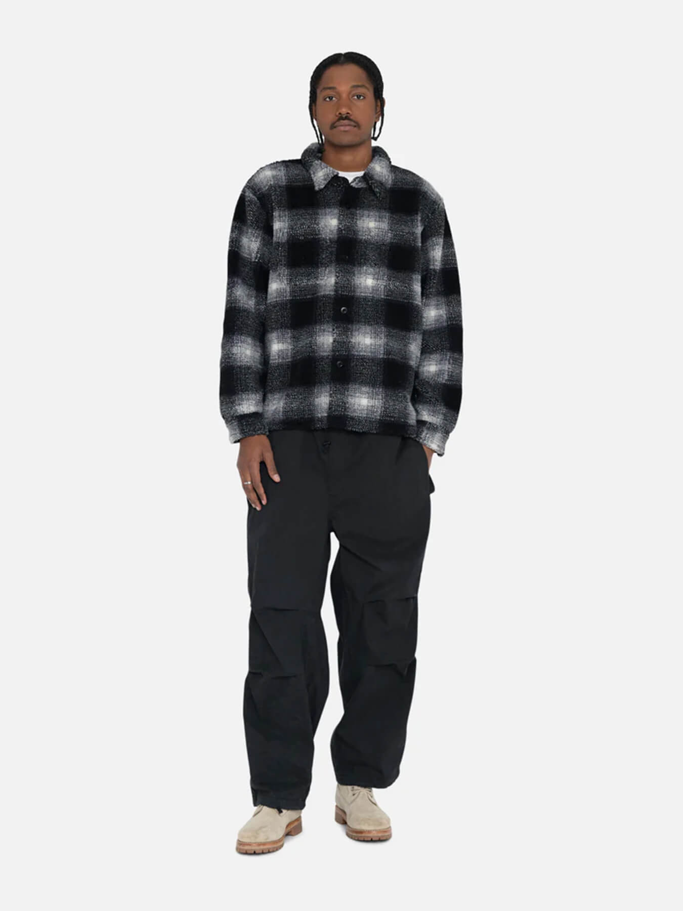 Овершот PLAID SHERPA
