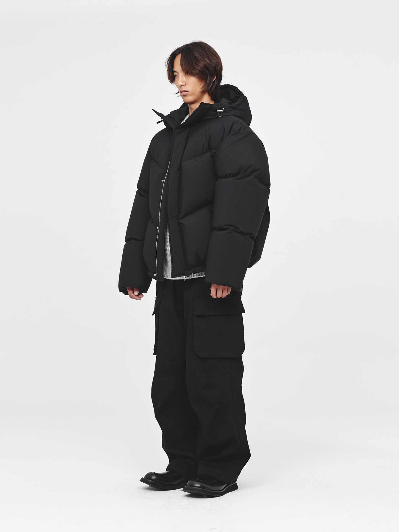 Пуховик SHELL HOODY PUFFER