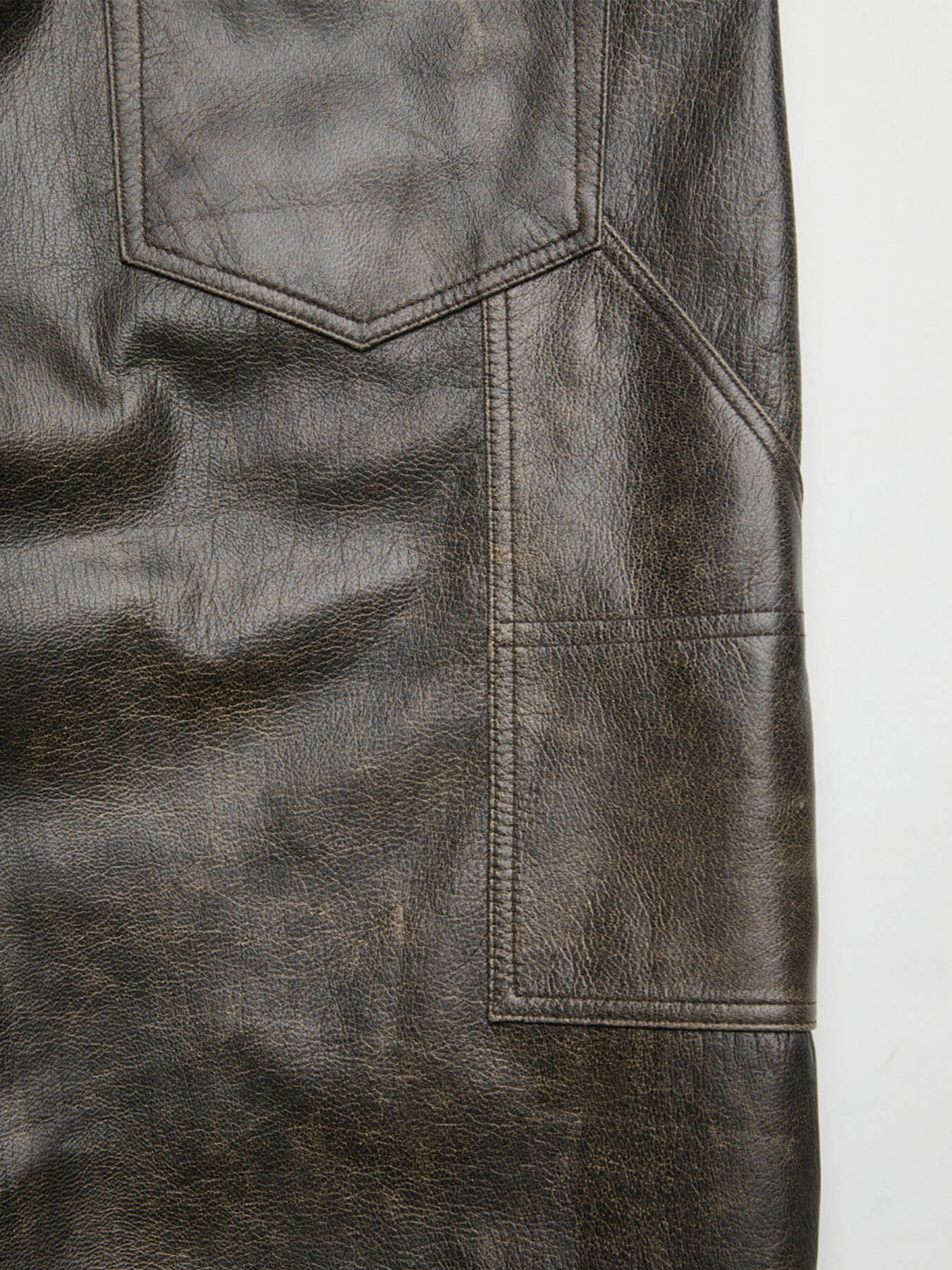 Брюки LEATHER DOUBLE KNEE