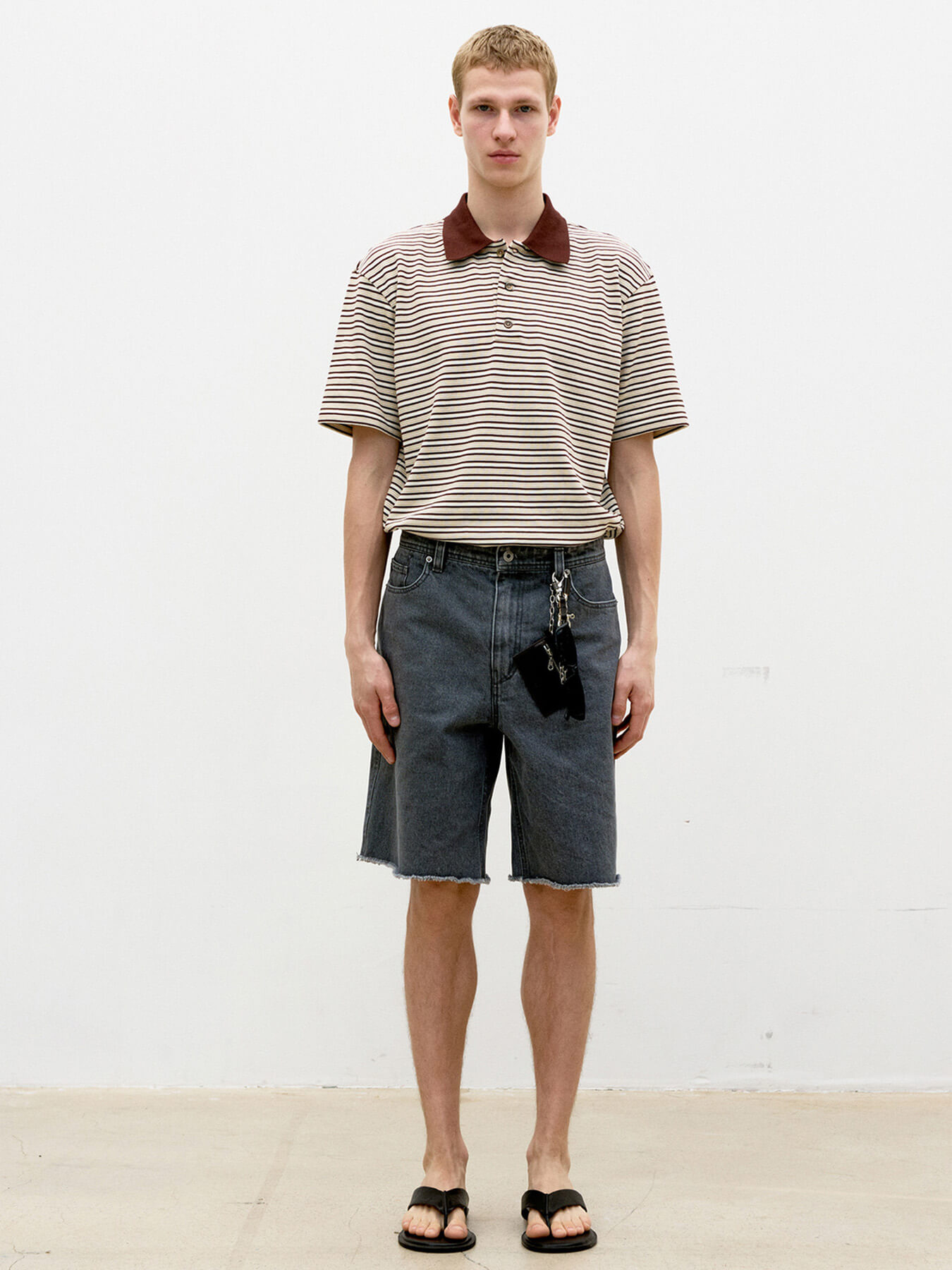 Шорты WASHED CUTOFF DENIM