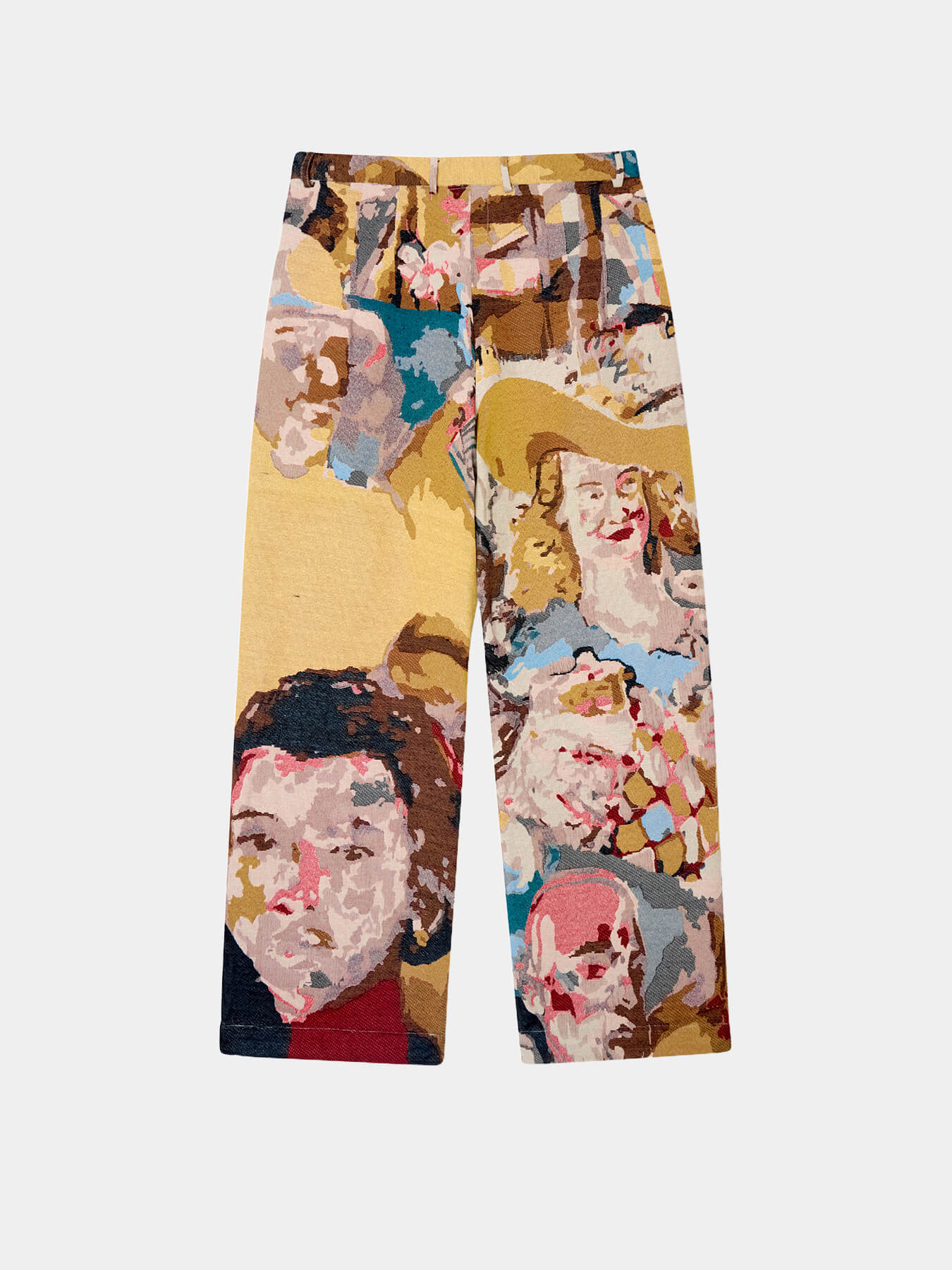 Брюки JACQUARD PAINTINGS DOUBLE PLEATED