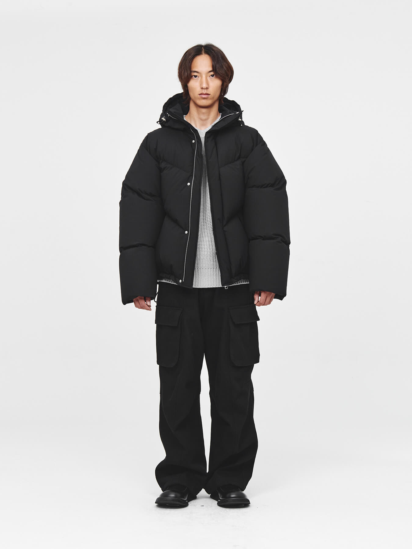 Пуховик SHELL HOODY PUFFER
