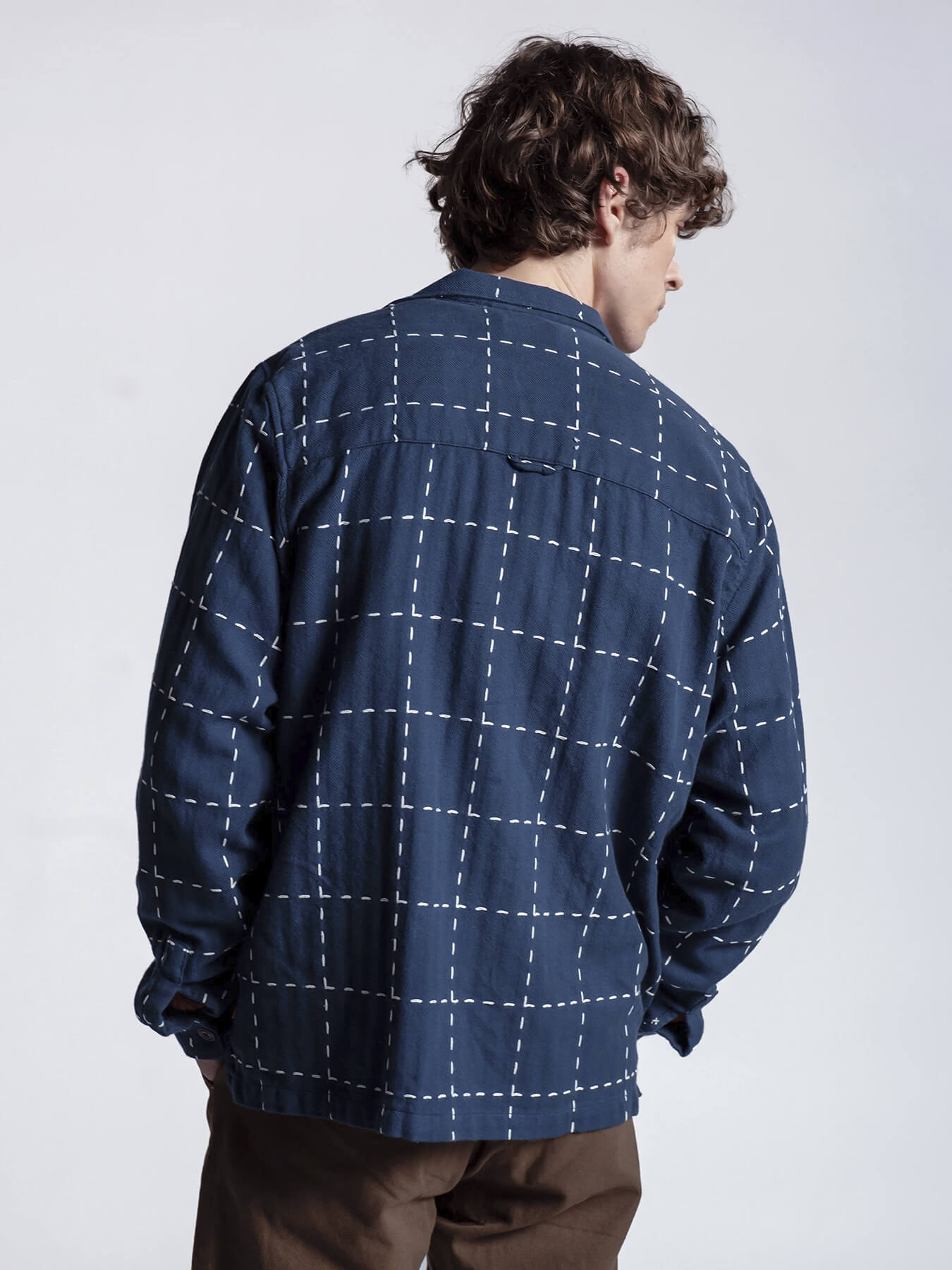 Рубашка VELOSO EMBROIDERY CHECK