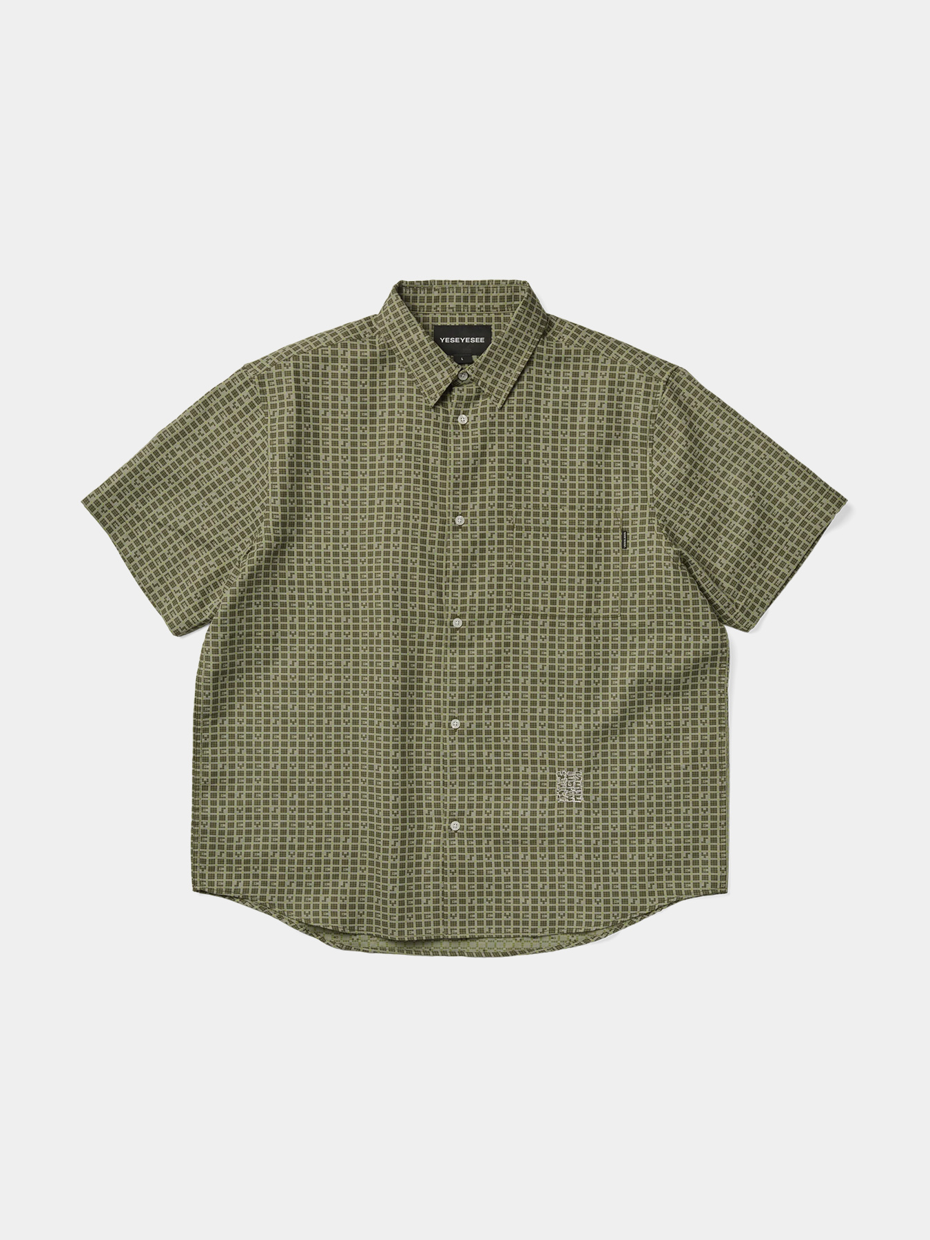 Рубашка Y.E.S FONT PLAID HALF
