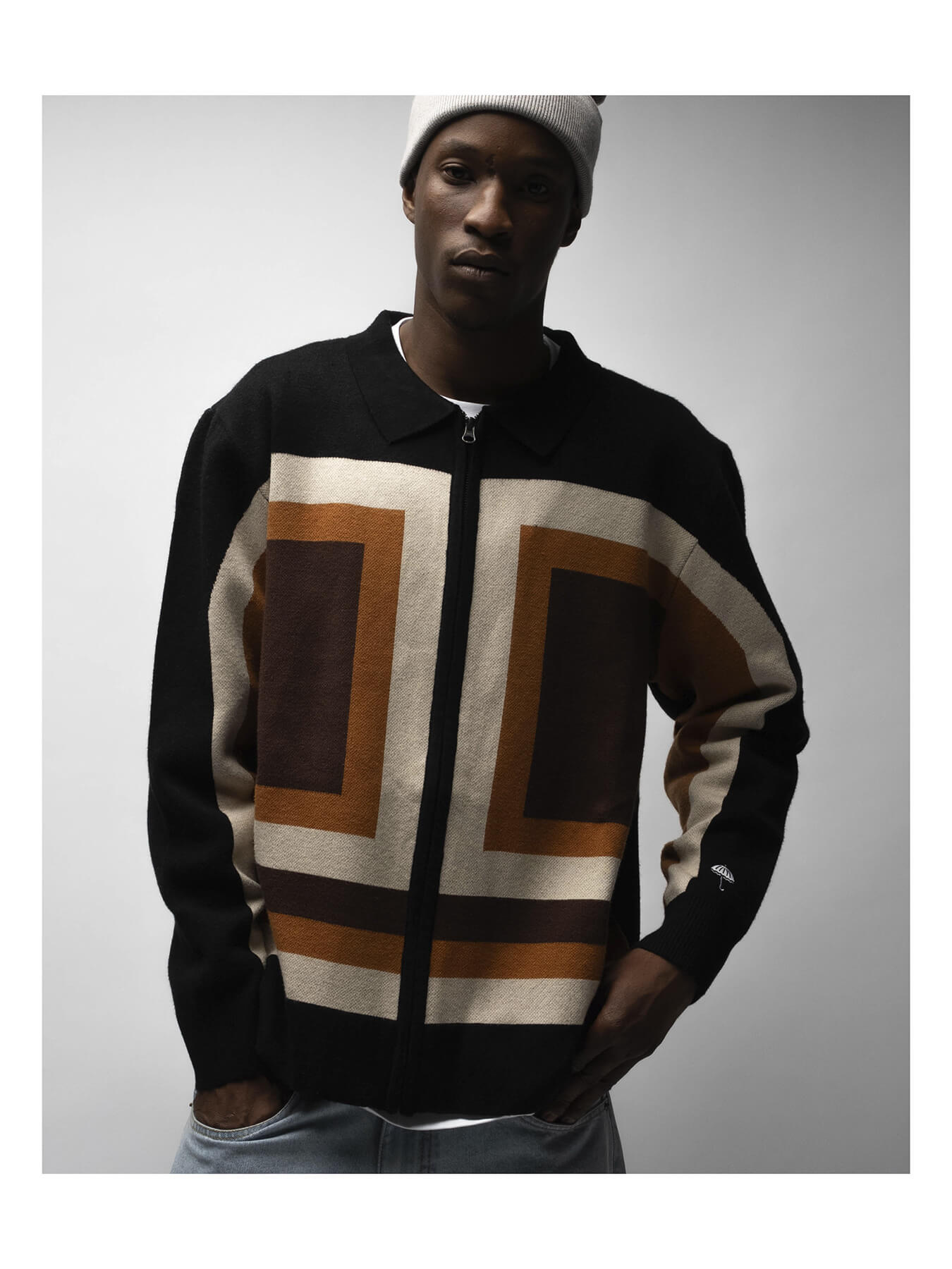 Свитер NILE ZIPPED POLO
