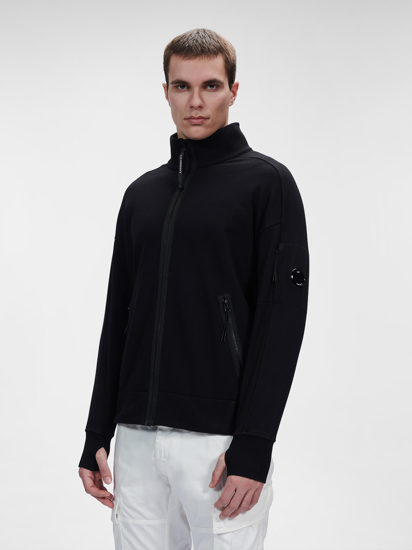 Свитшот Diagonal Raised Fleece Zipped