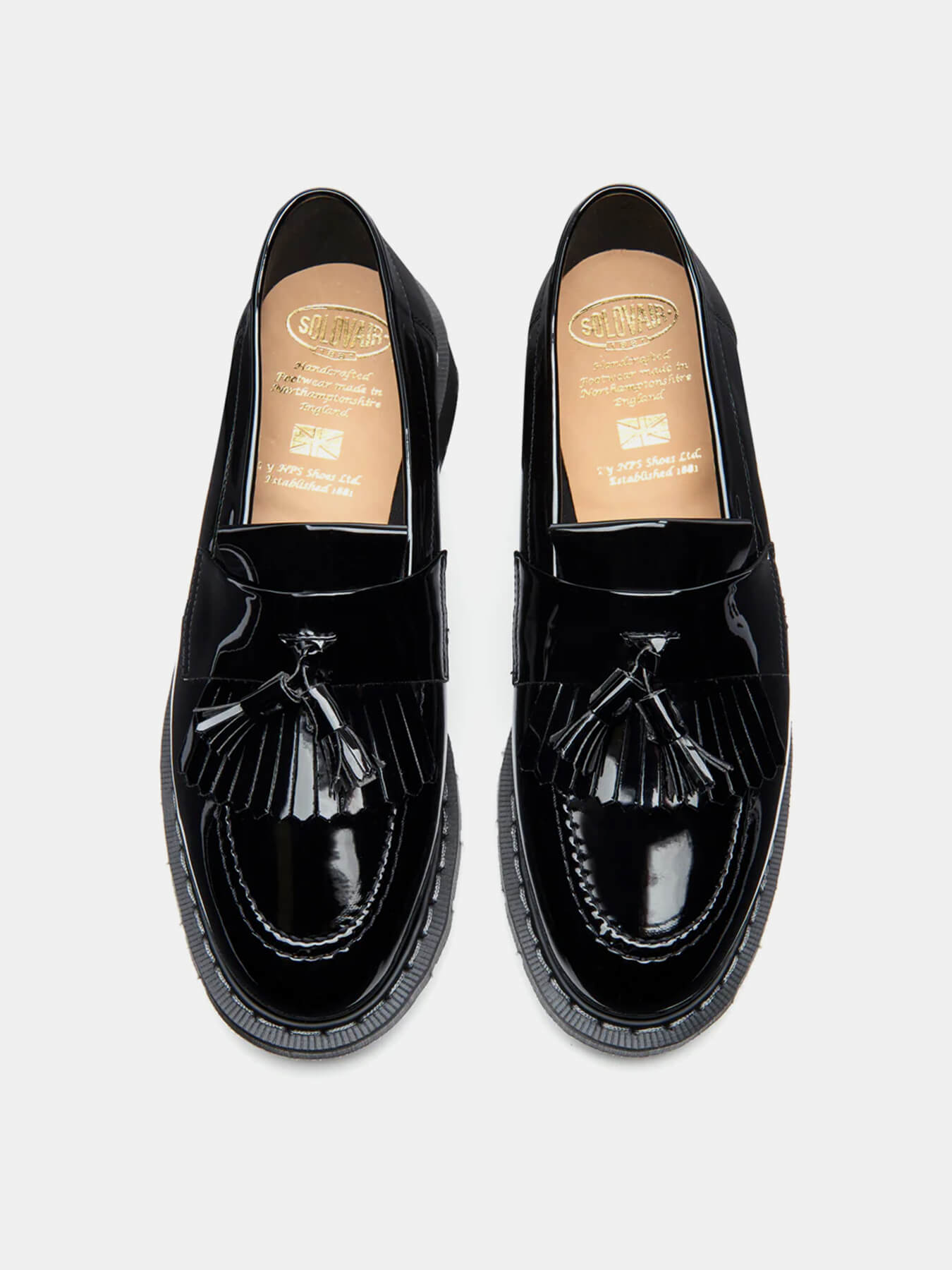 Лоферы Black Patent Tassel