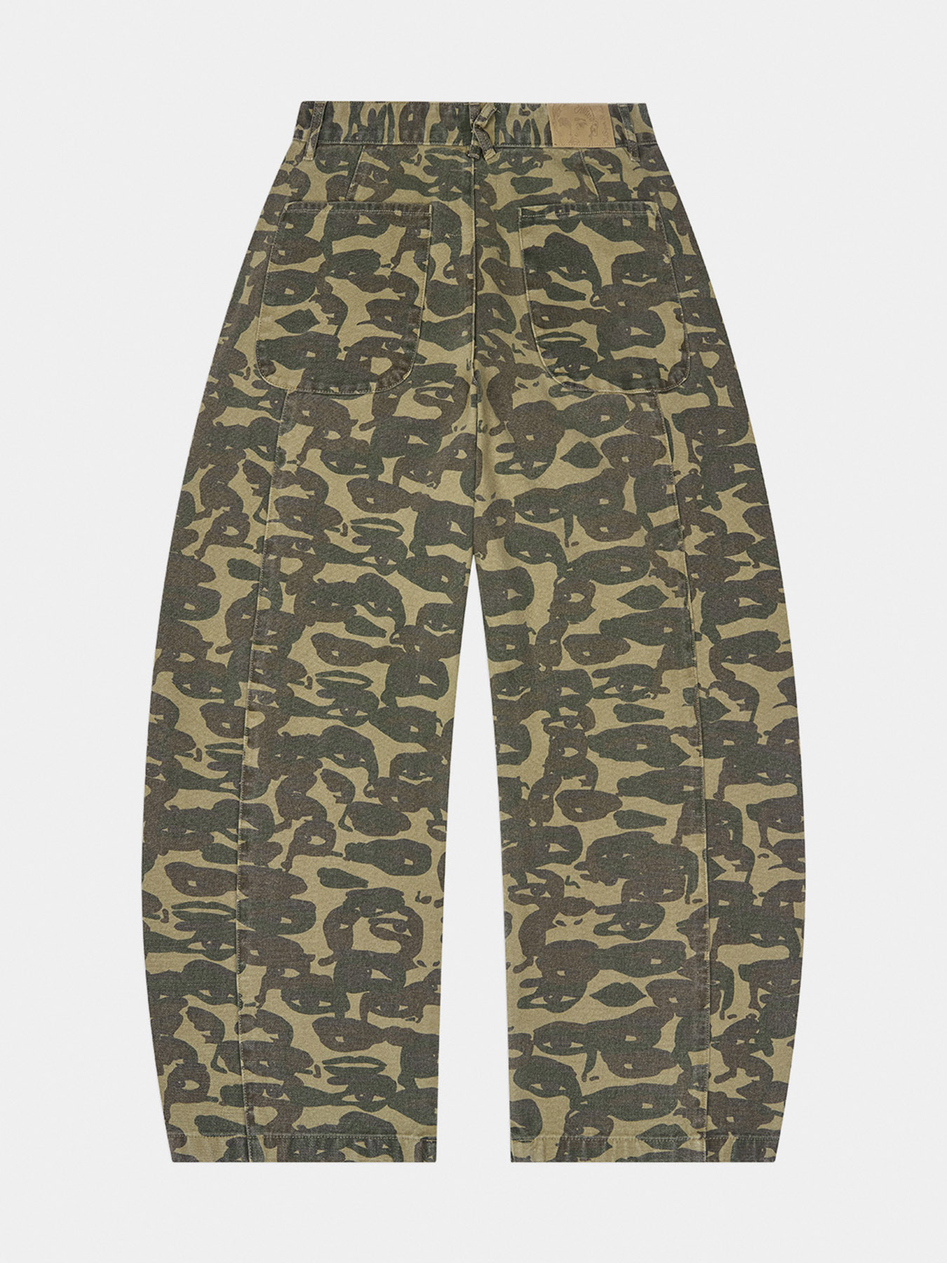 Джинсы FACE CAMO WIDE LEG