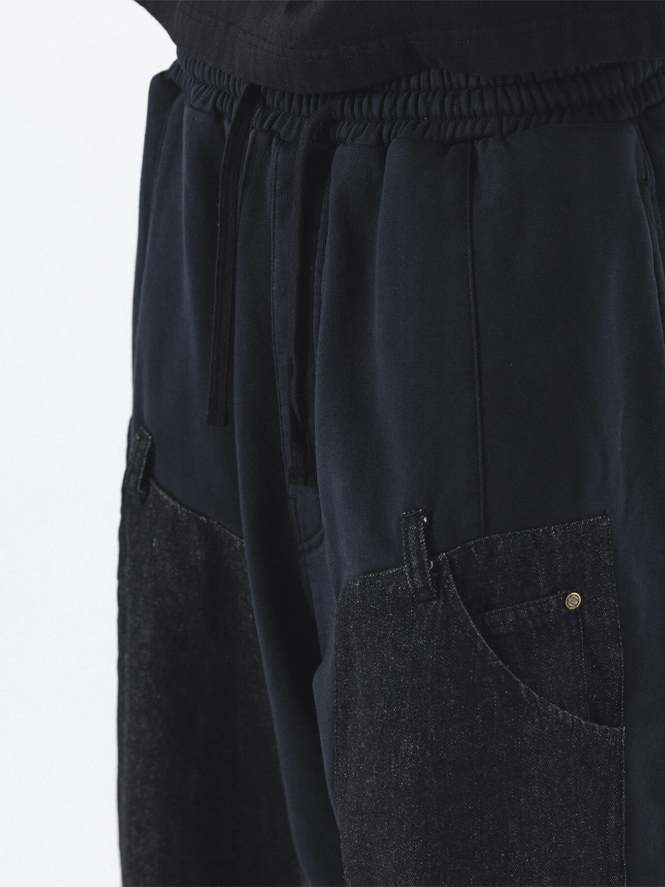 Брюки DENIM DOUBLE SWEAT BALLOON