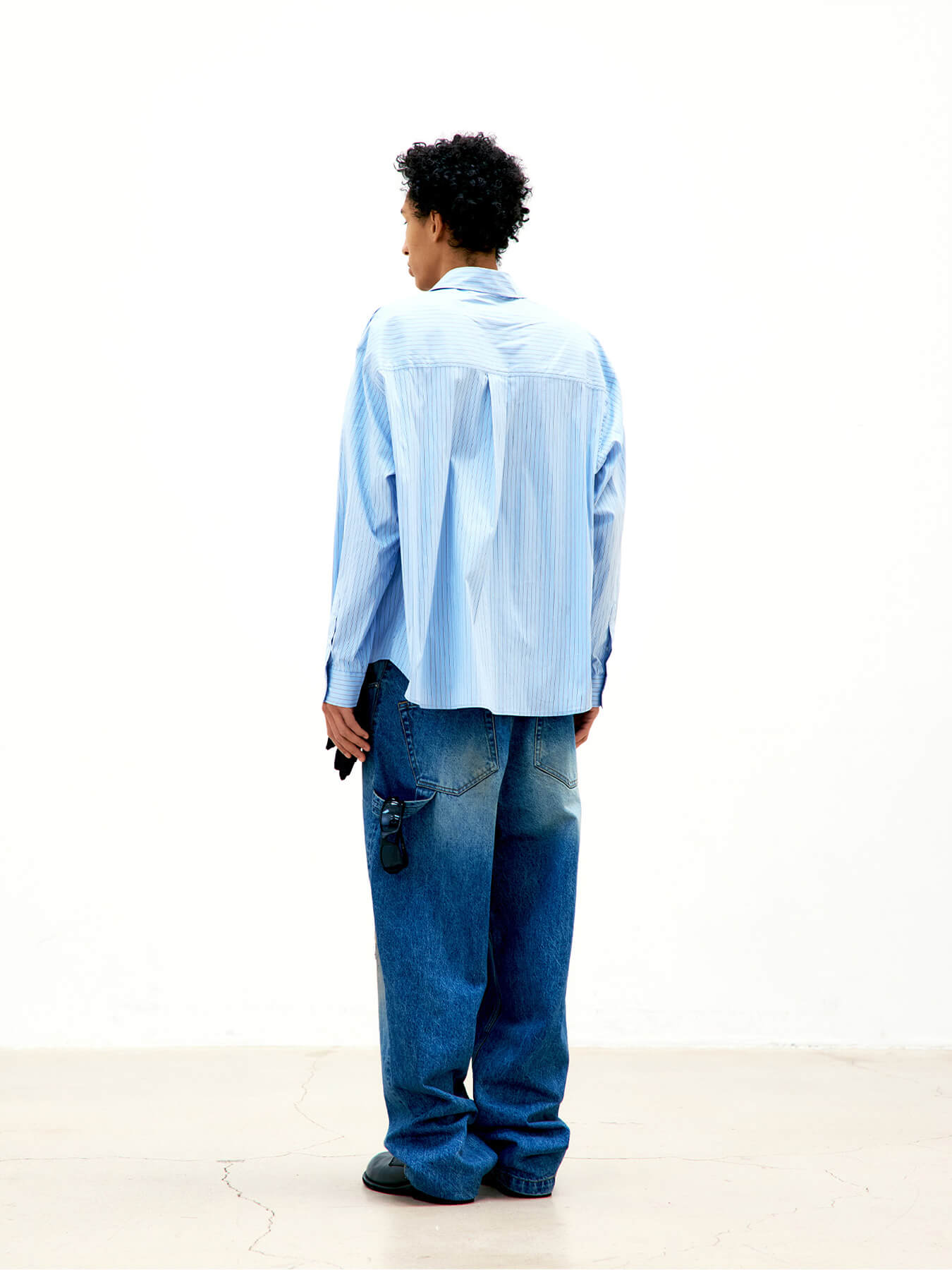 Рубашка MULTI-PIN STRIPED OVERSIZED