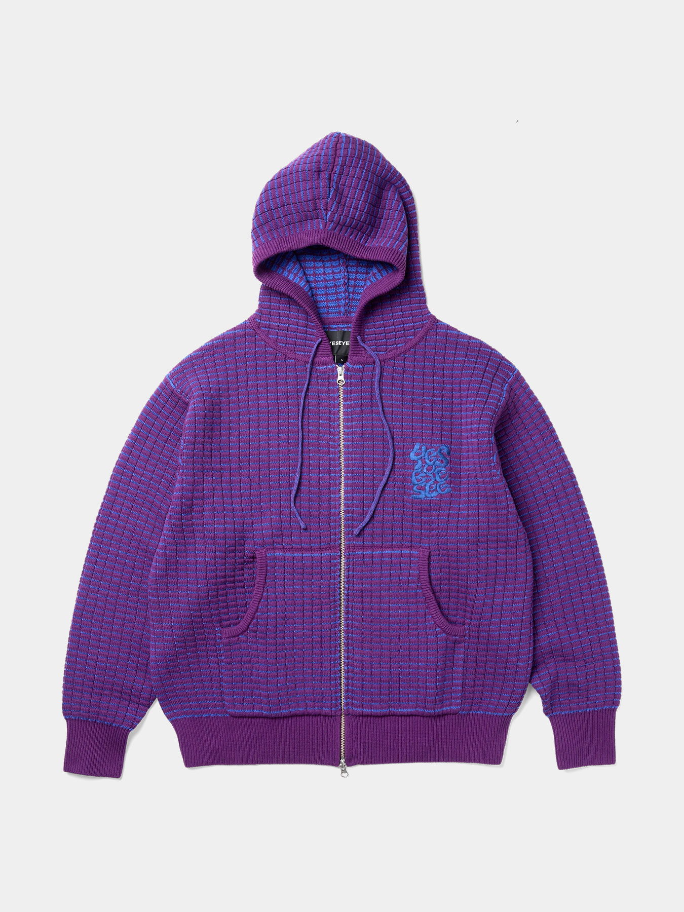Худи HOODED KNIT ZIP UP