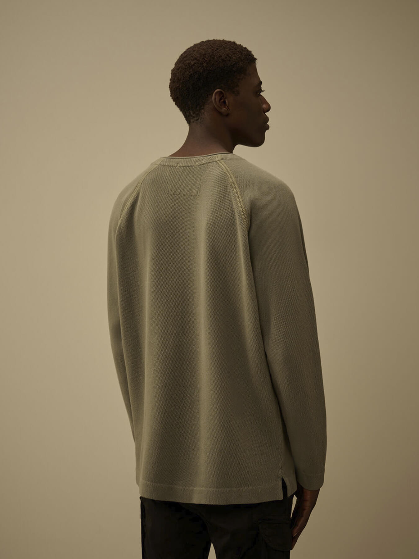 Свитшот HEAVY PIQUET PIGMENT DYED MOCKNECK