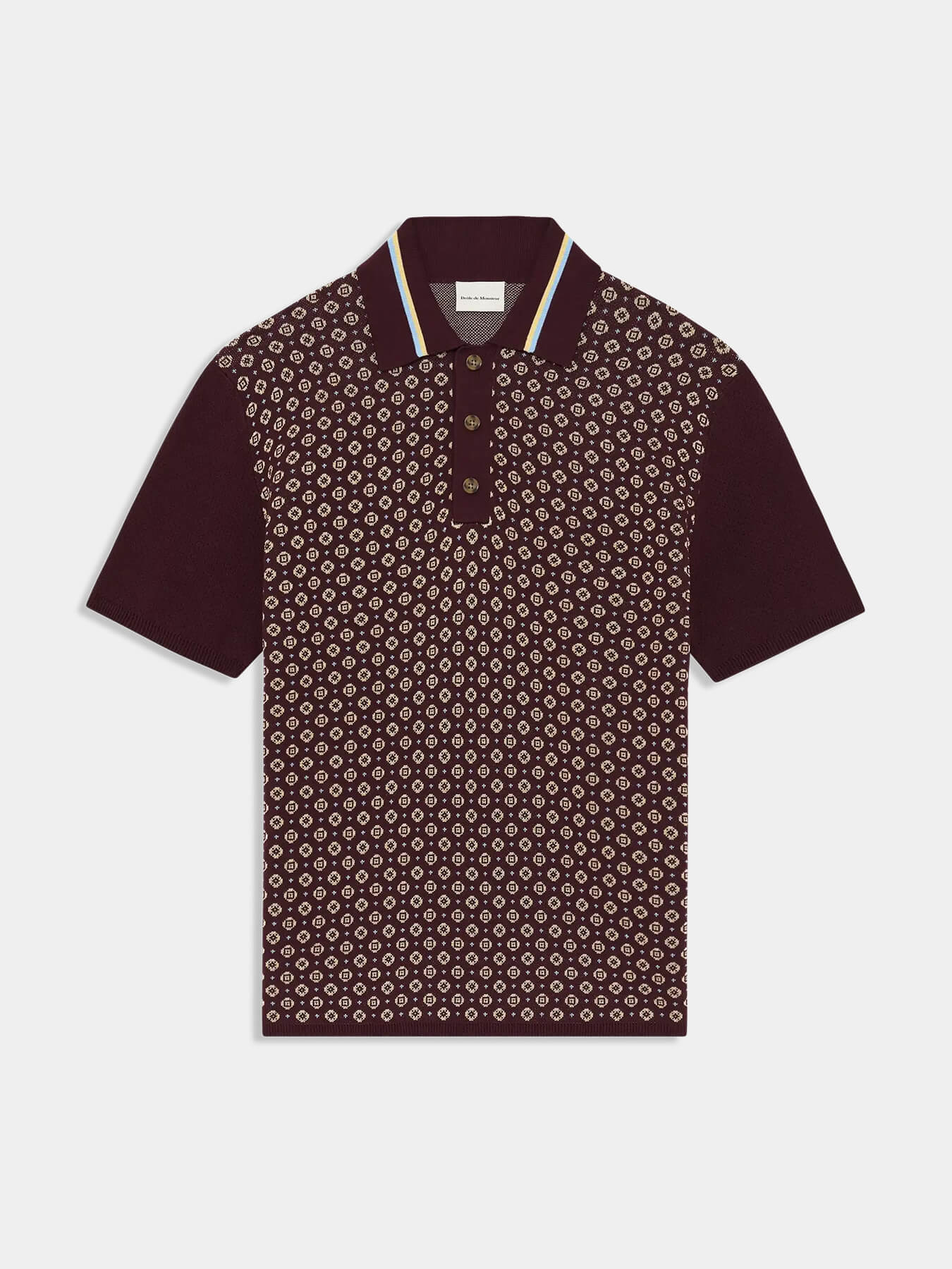 Поло MAILLE JACQUARD CRAVATE