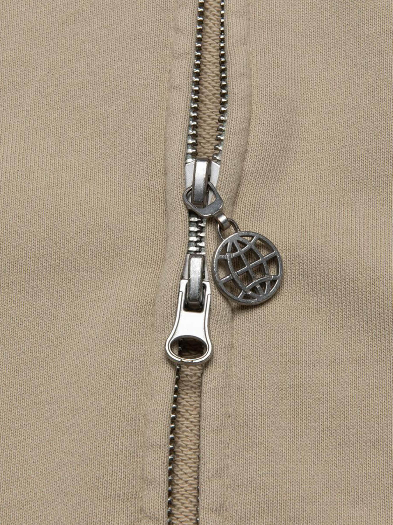 Худи WASHED OG APPLIQUE ZIP-UP