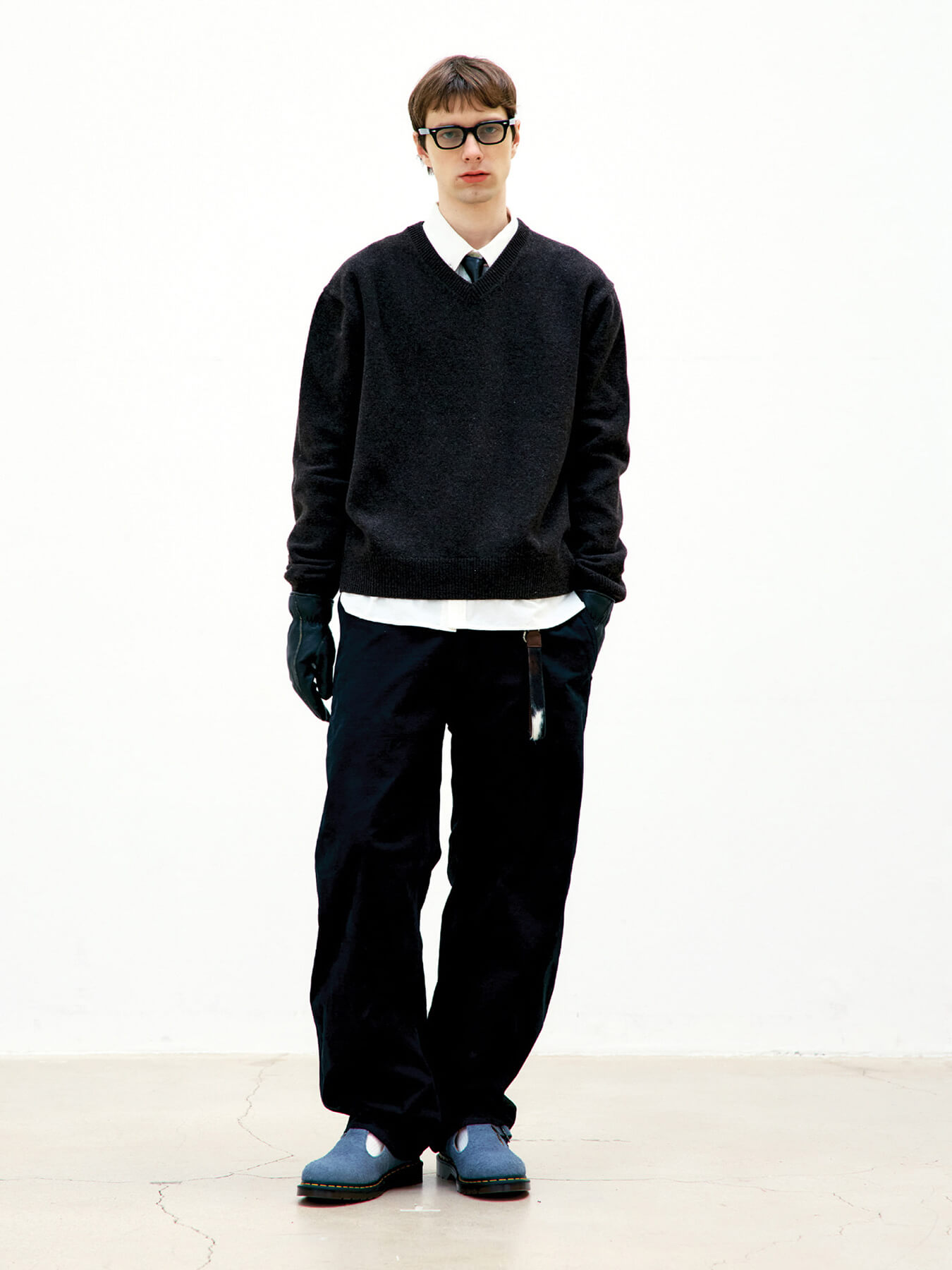 Брюки CORDUROY PANELLED ROUNDING