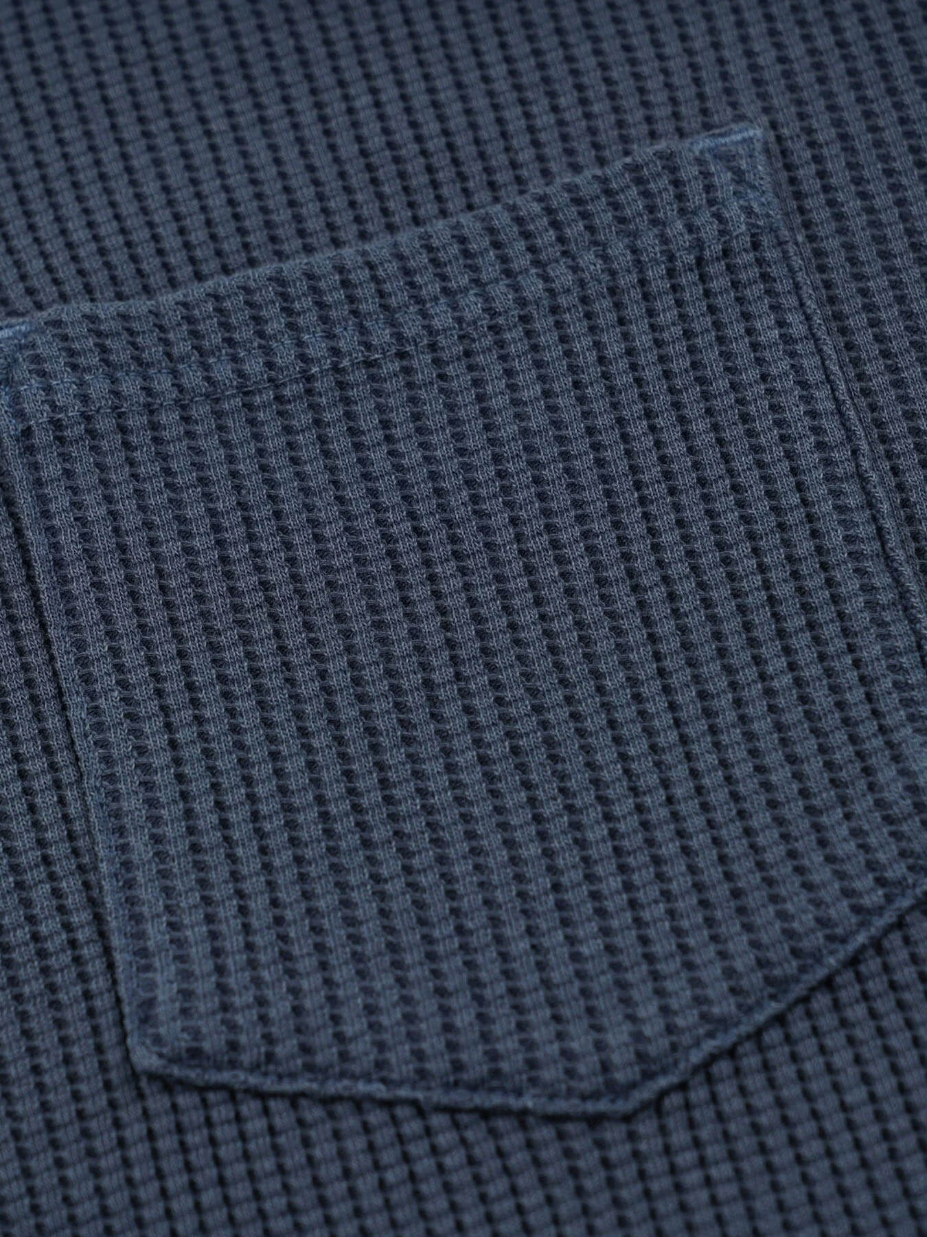 Лонгслив PIGMENT DYEING WAFFLE POCKET