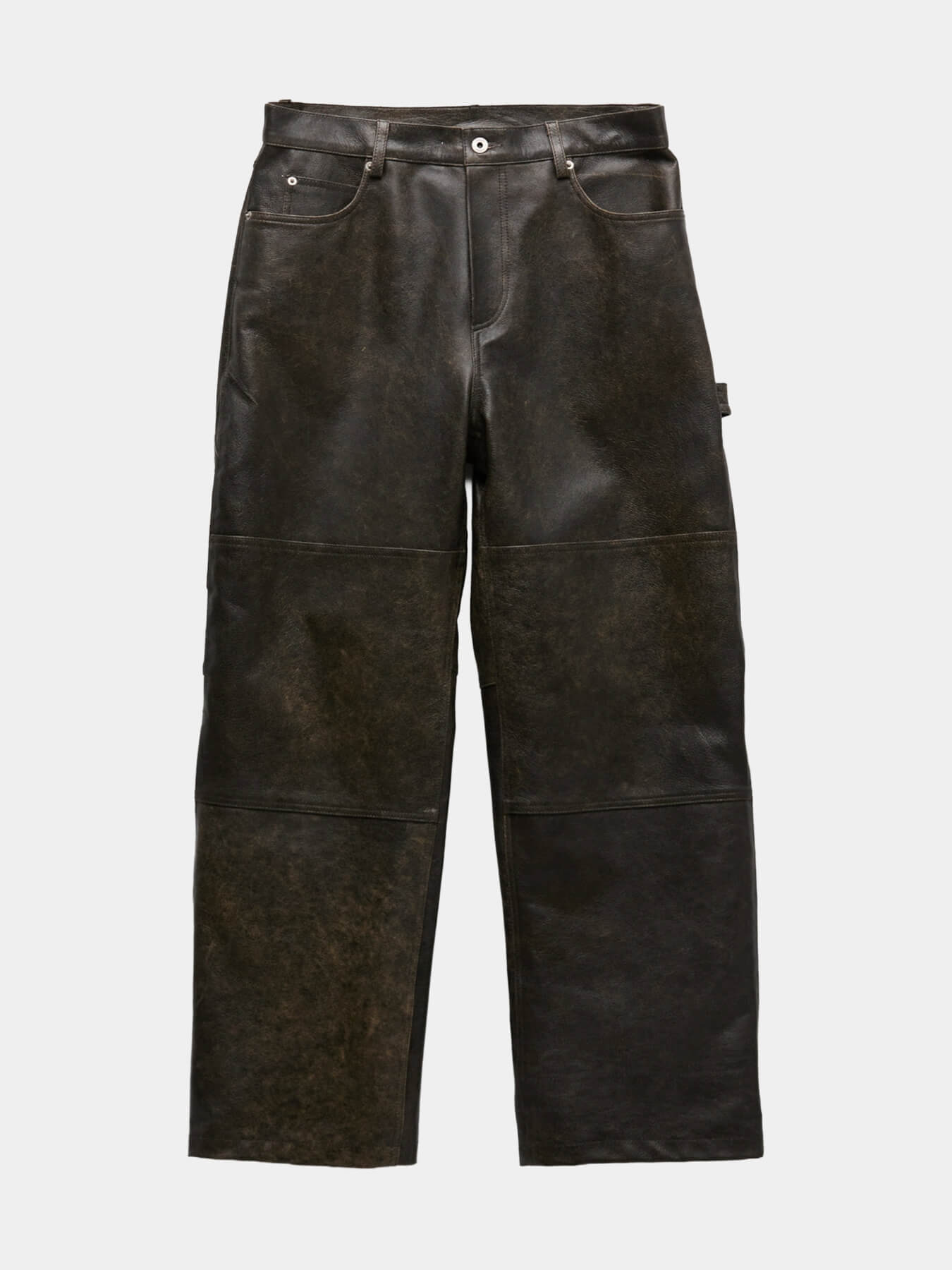Брюки LEATHER DOUBLE KNEE