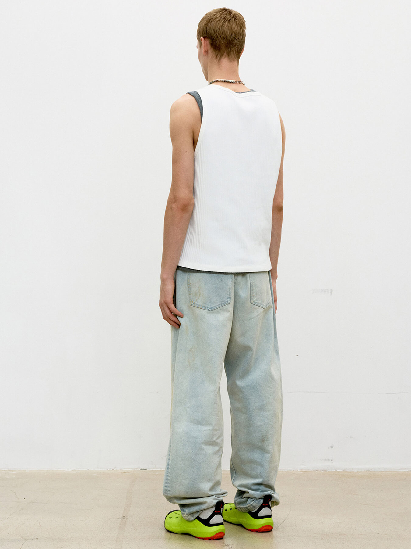 Майка SCOOP-NECK RIBBED