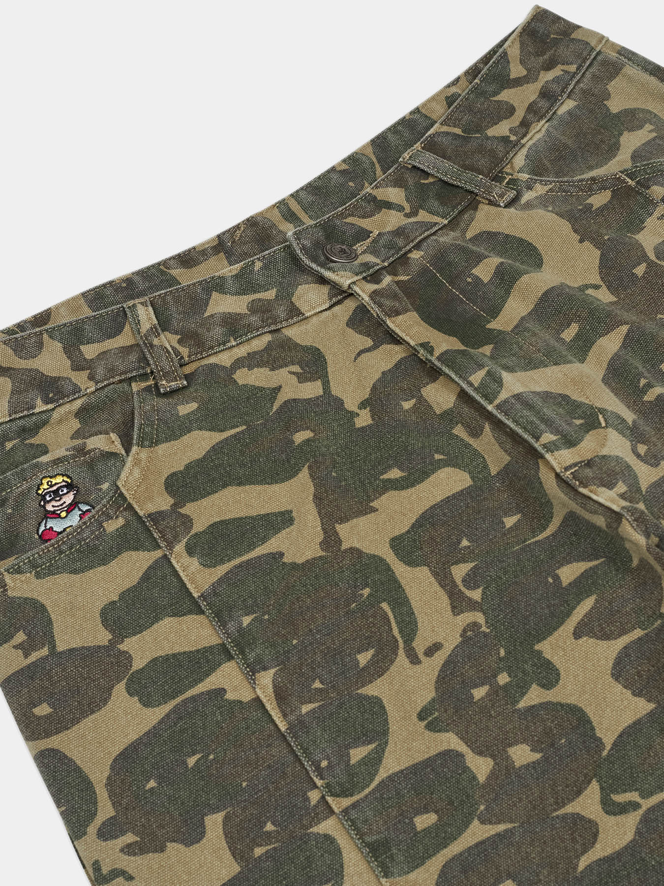Джинсы FACE CAMO WIDE LEG