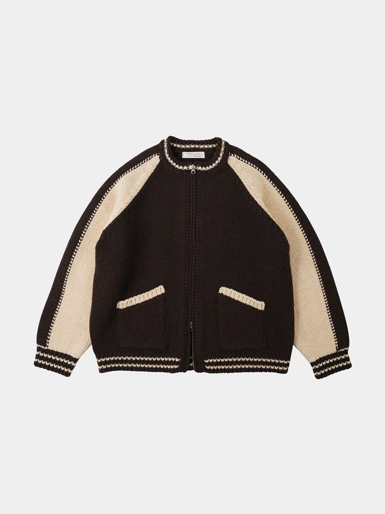 Кардиган WOOL VARSITY ZIPUP