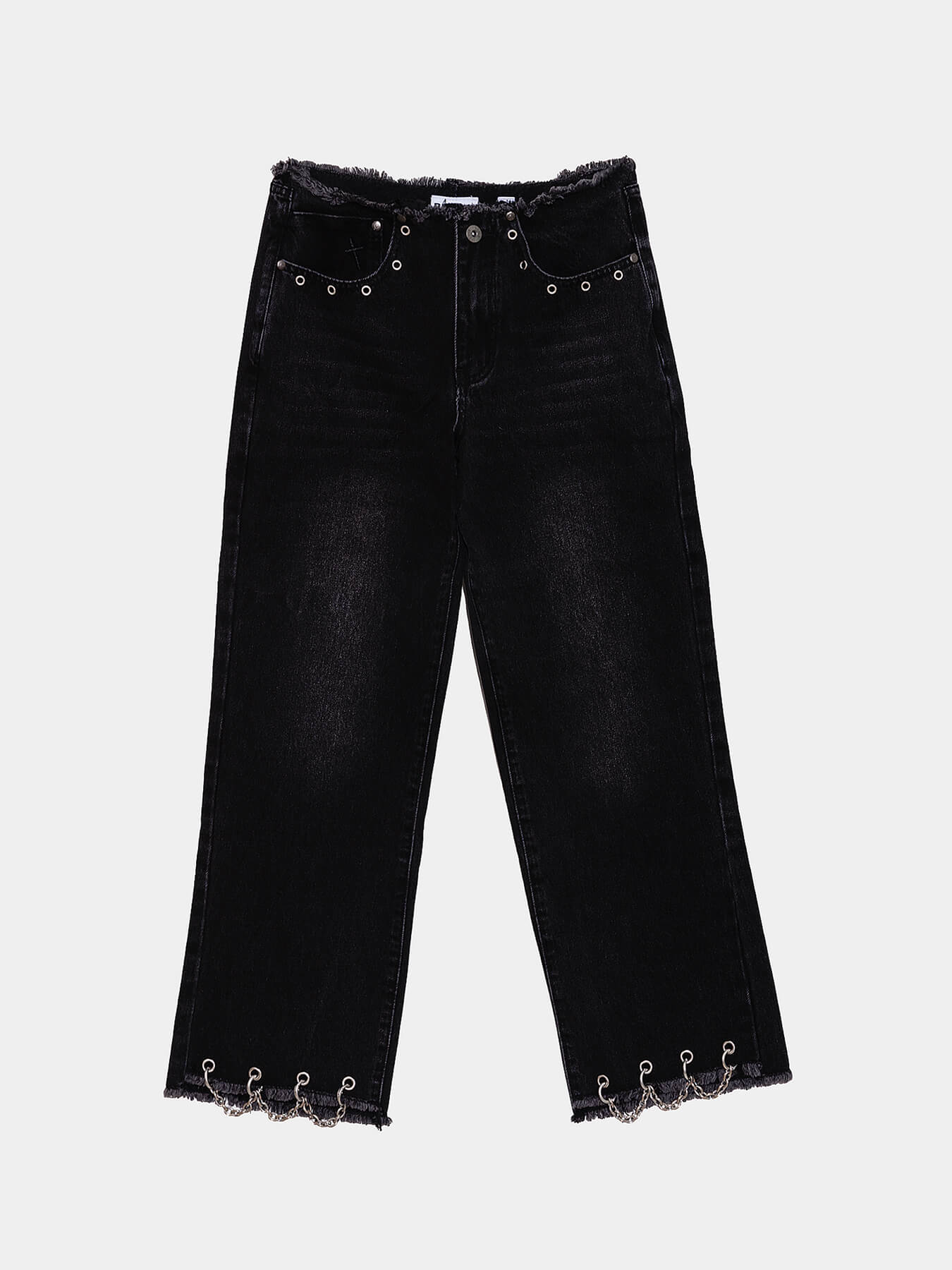 Джинсы CHAINED CROP STRAIGHT