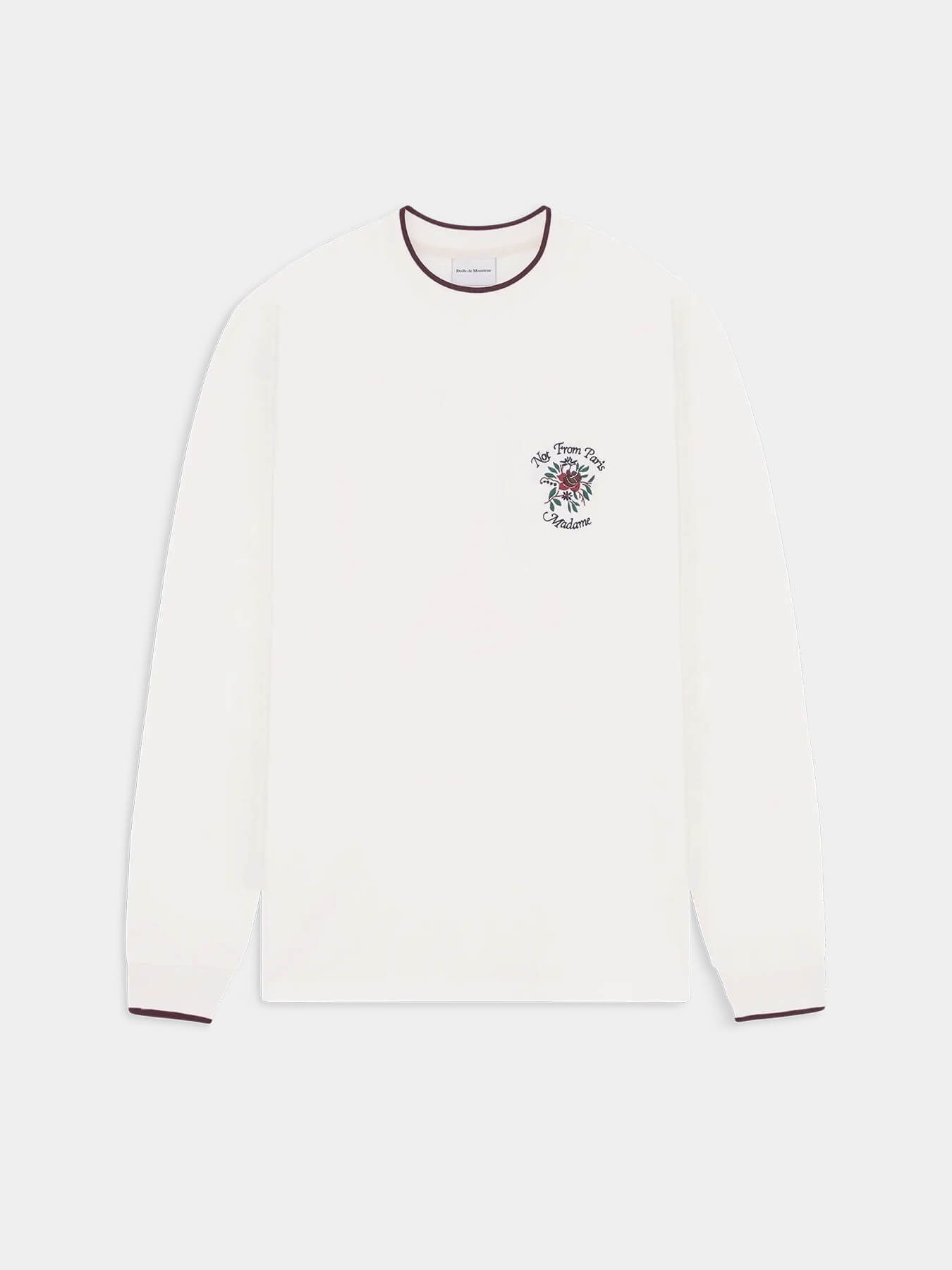Лонгслив MANCHES LONGUES SLOGAN ROSE
