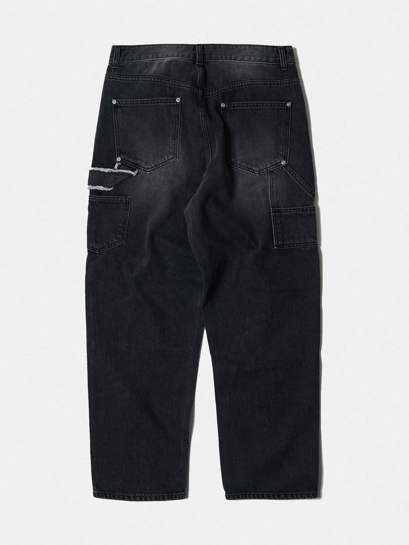 Джинсы WASHED DENIM DOUBLE KNEE
