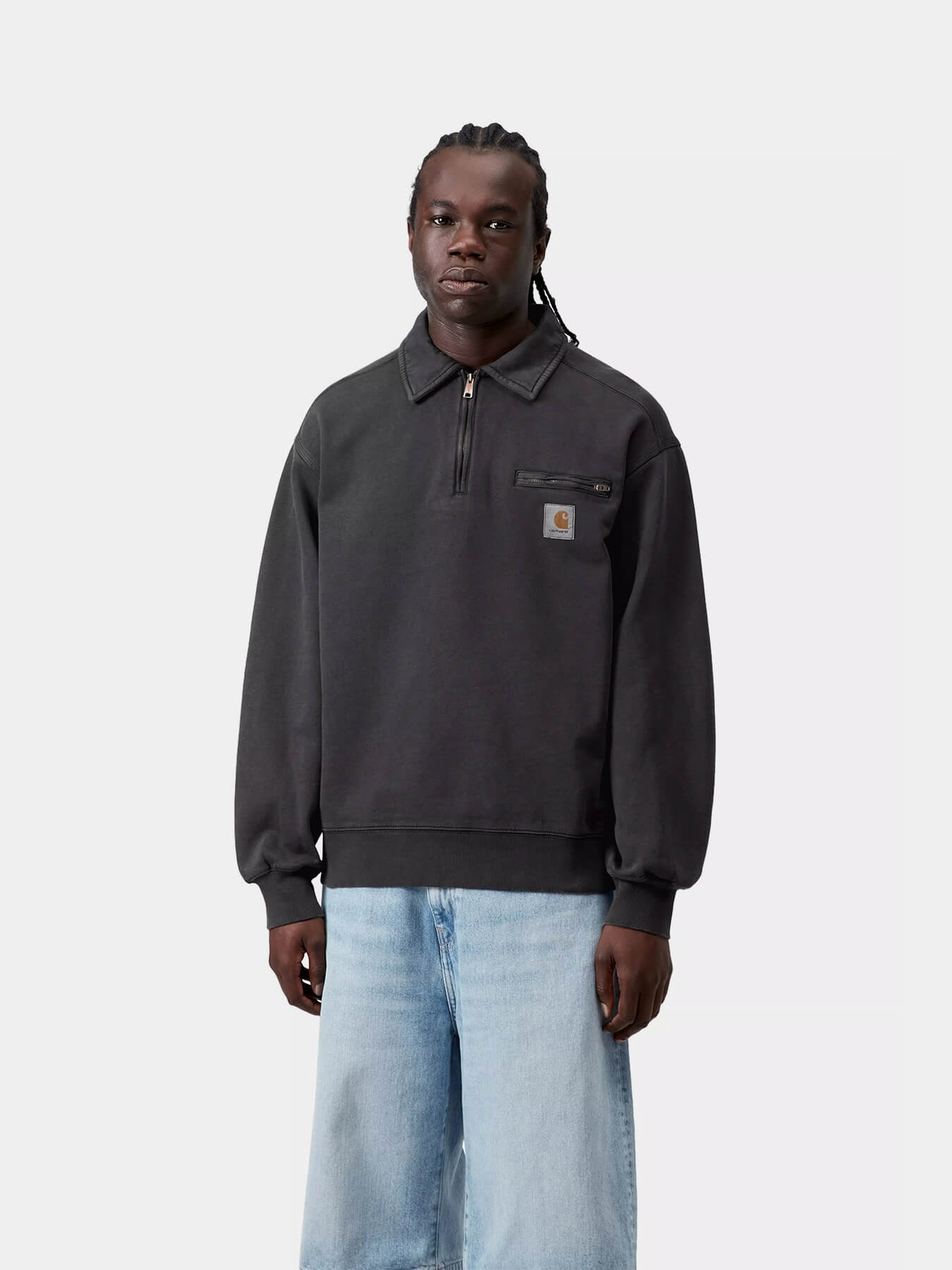 Свитшот HALF ZIP DETROIT