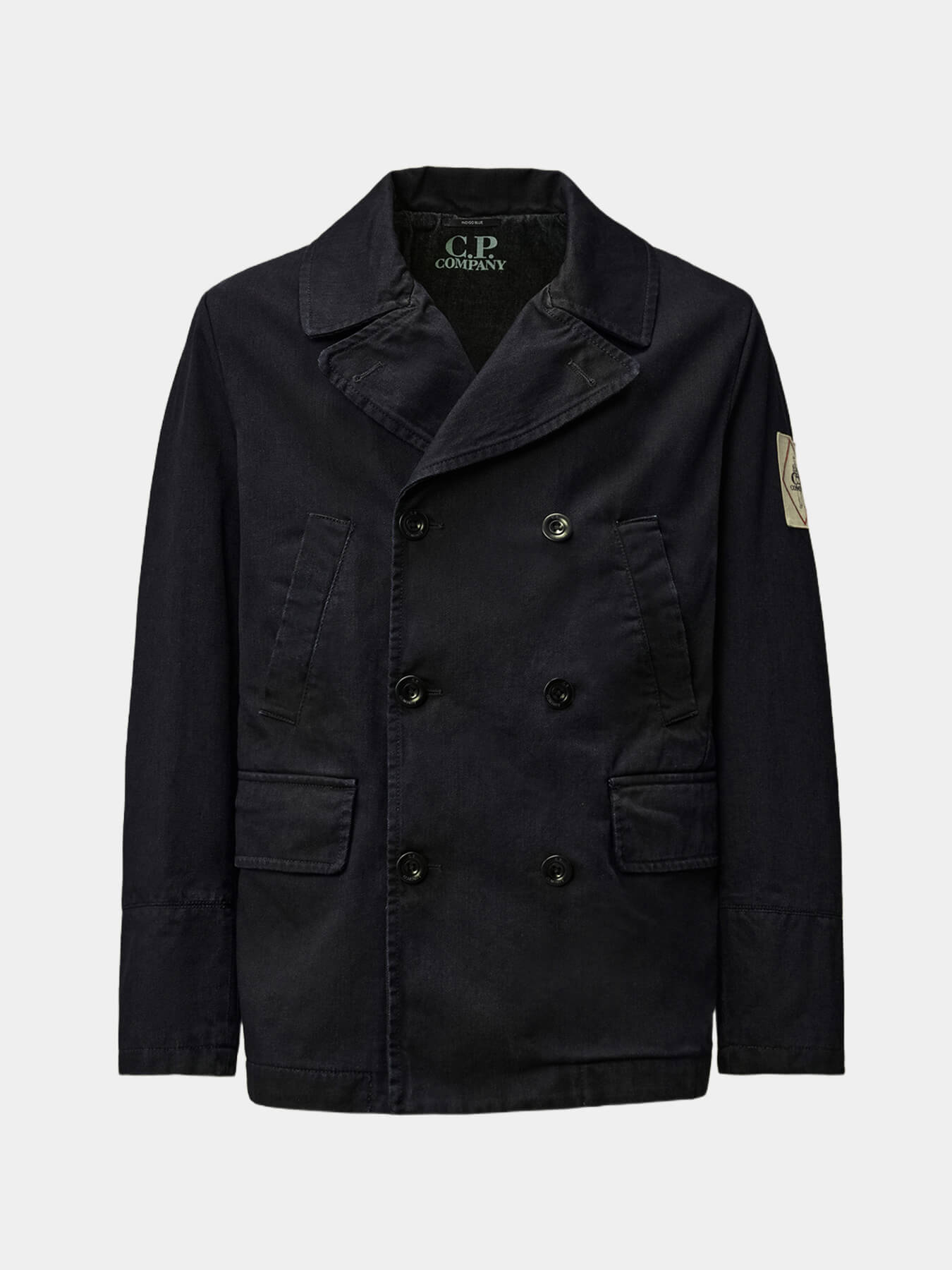 Пальто 3/4 PLATED DENIM PEA