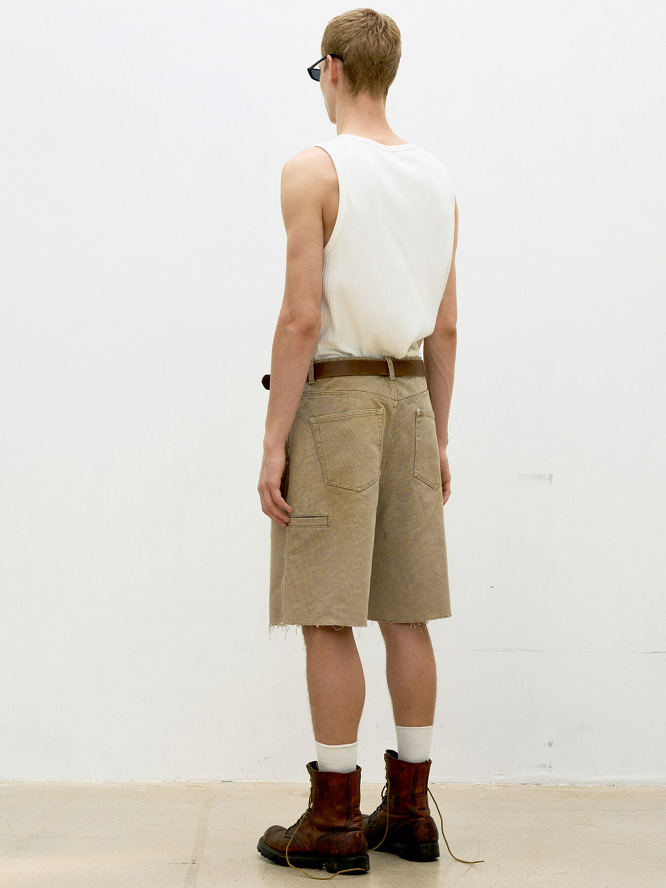 Шорты OVER DYED BERMUDA DOUBLE KNEE