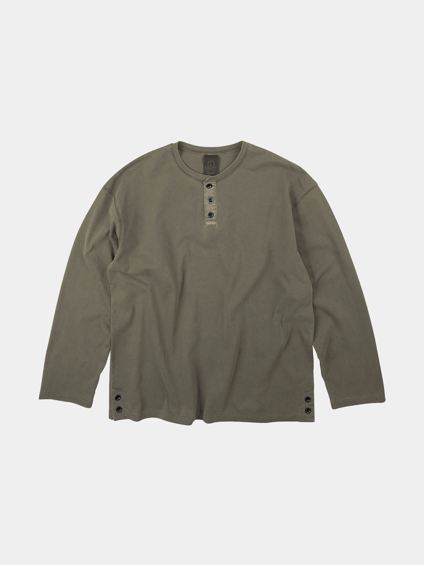 Лонгслив PIGMENT DYEING HENLEY NECK