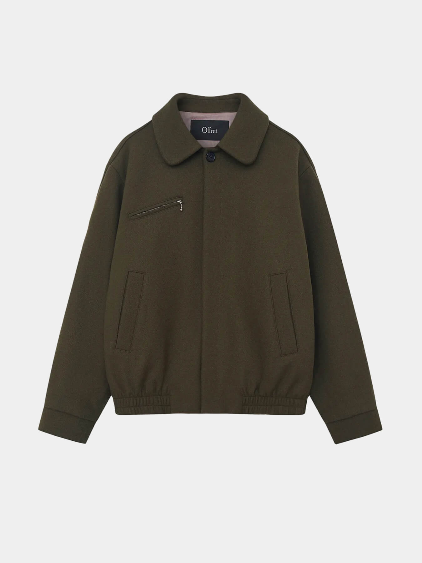 Бомбер из шерсти WOOL MOTOR