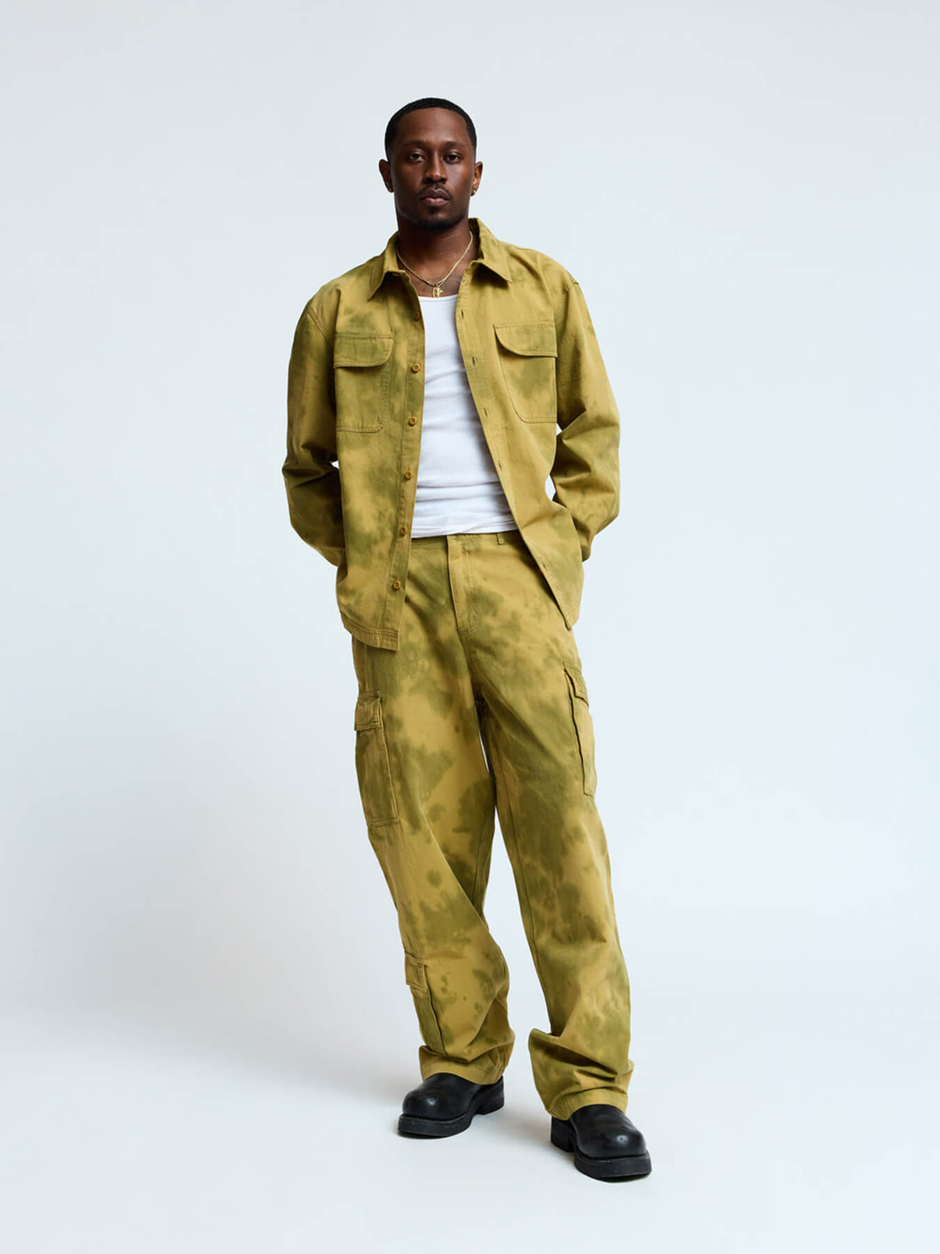 Рубашка DYED LONG SLEEVE WORKER
