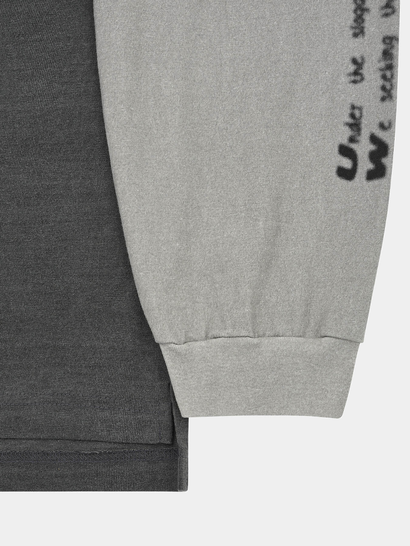 Лонгслив TYPO PRINT LAYERED RUGBY