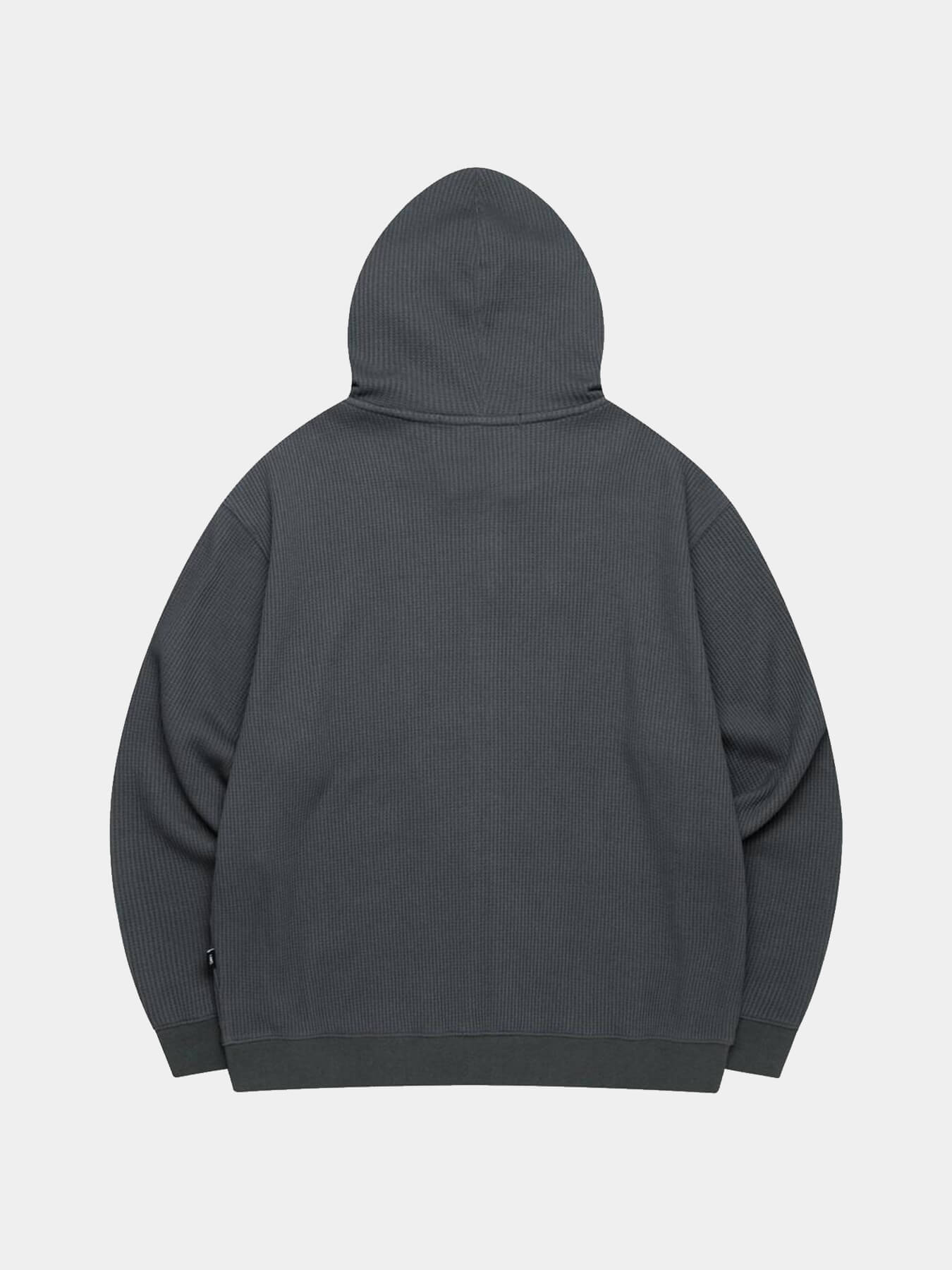 Худи OVAL GLOBE WAFFLE ZIP-UP