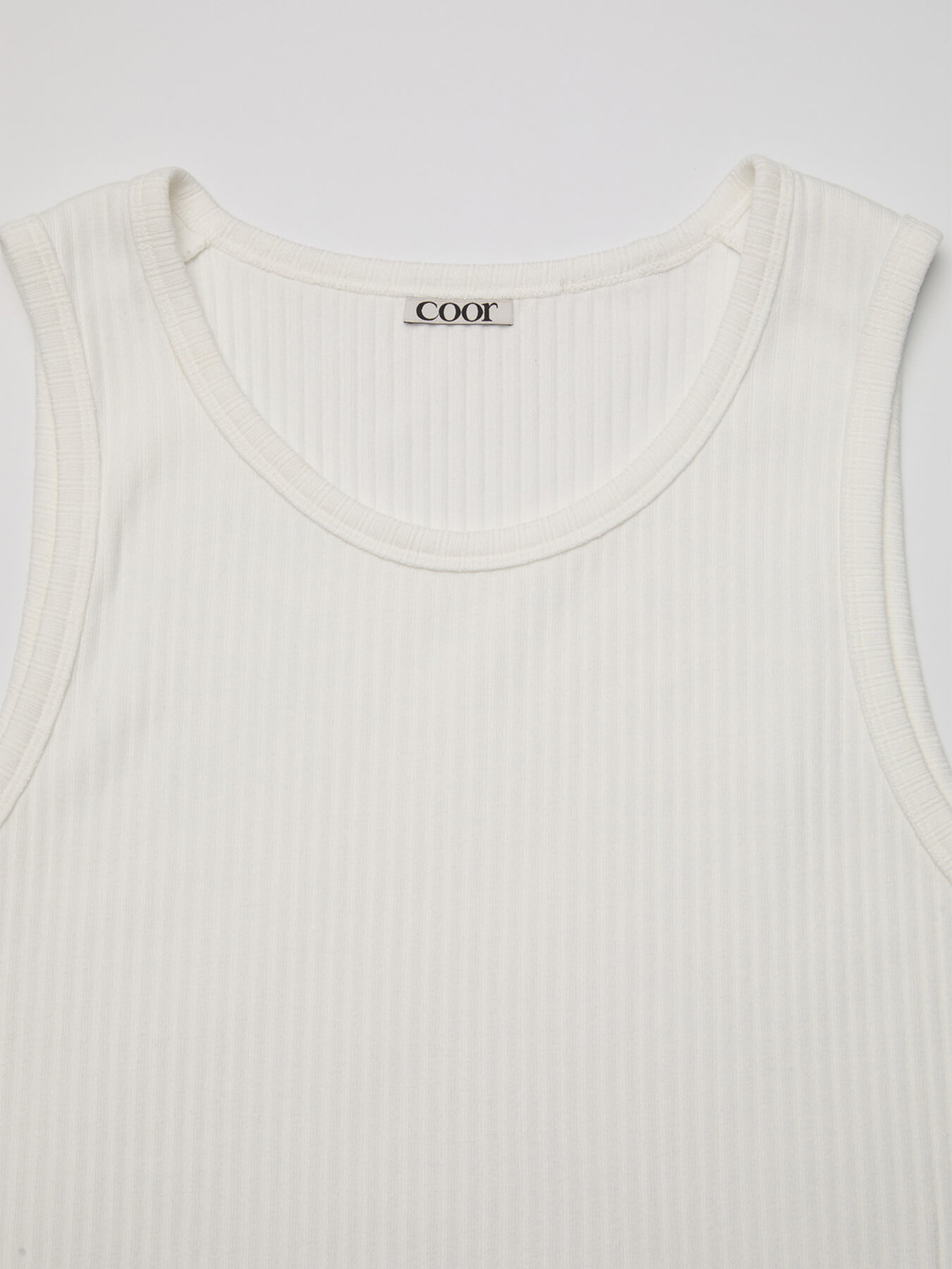 Майка SCOOP-NECK RIBBED