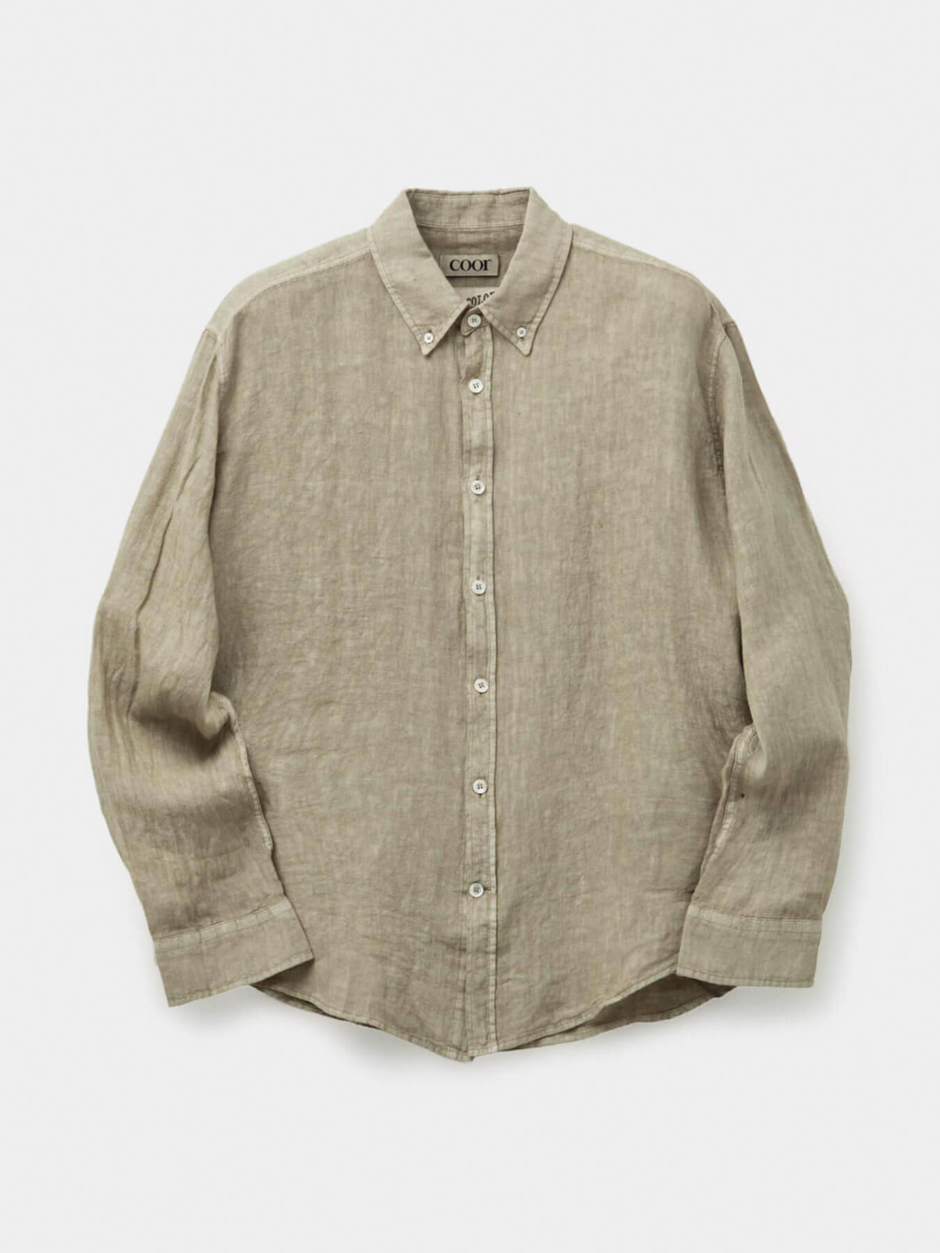 Рубашка LINEN DYED OVERSIZED