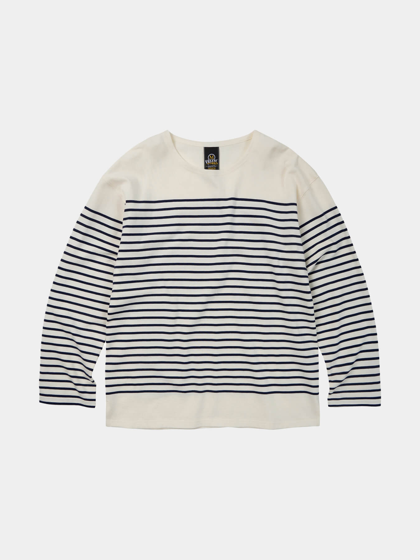 Лонгслив PATCH STRIPE BOAT NECK 004
