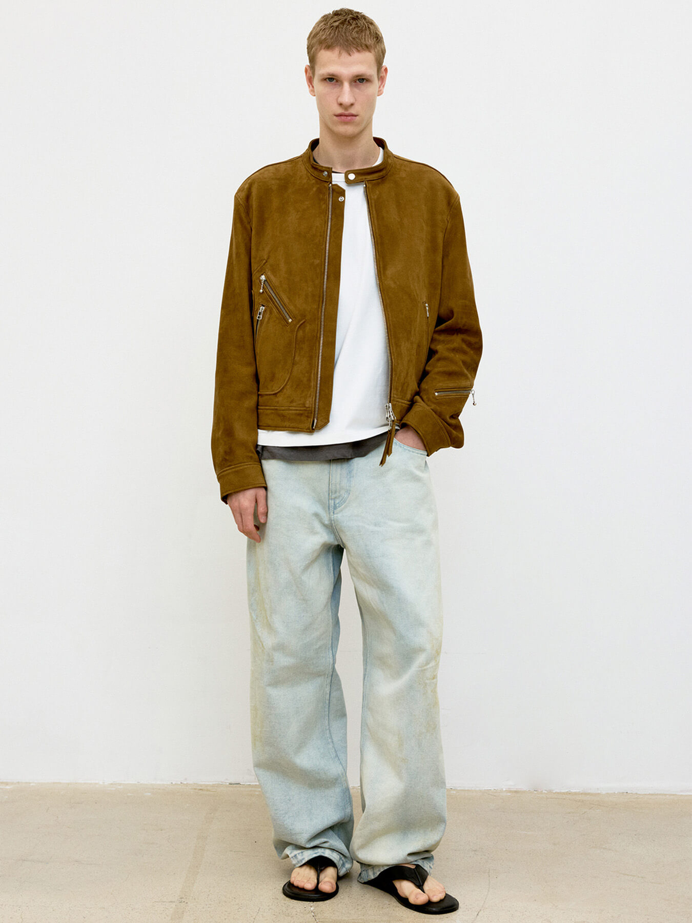 Джинсы STRAIGHT CUT SAND WASHED