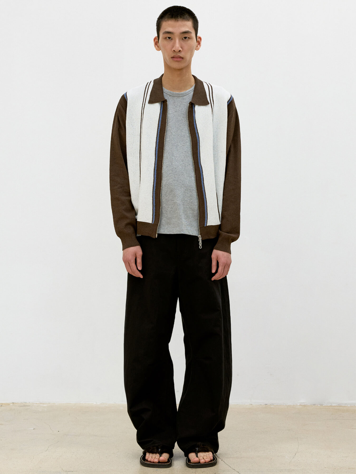 Свитер SAN REMO COLLAR ZIP-UP