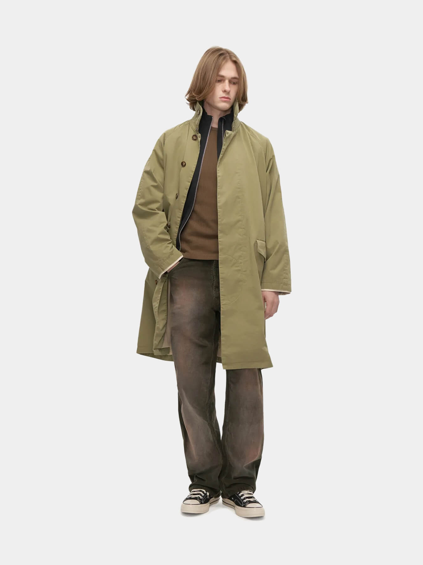 Плащ WASHED TRENCH