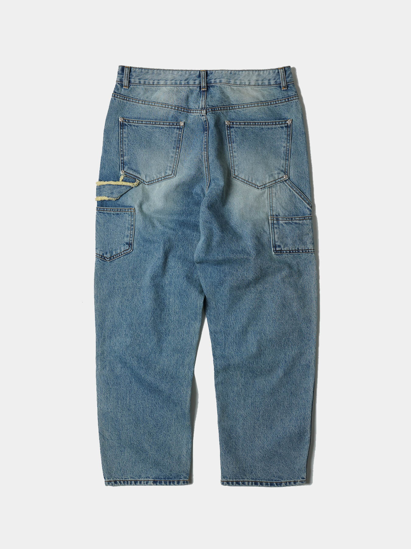 Джинсы WASHED DENIM DOUBLE KNEE