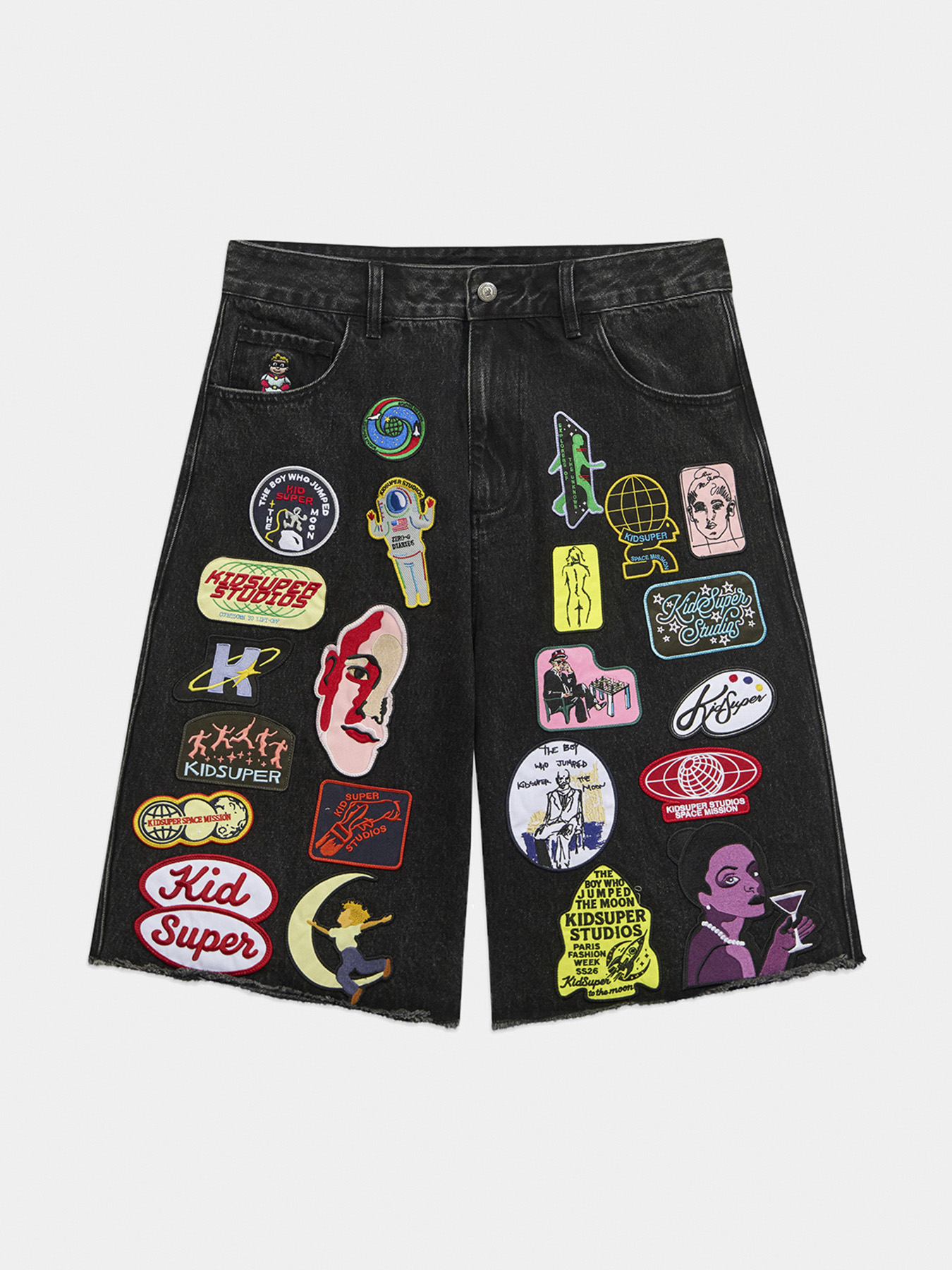 Шорты PATCHES DENIM
