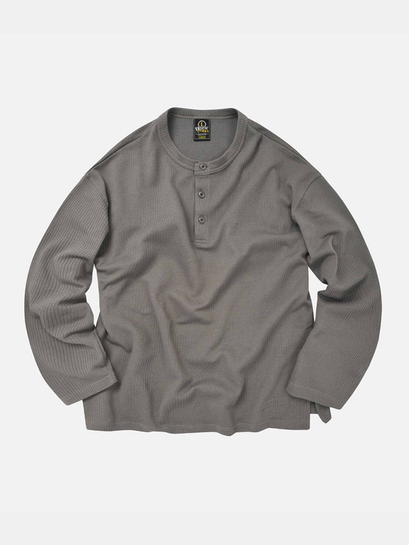 Лонгслив WEAVE HENLEY NECK TEE