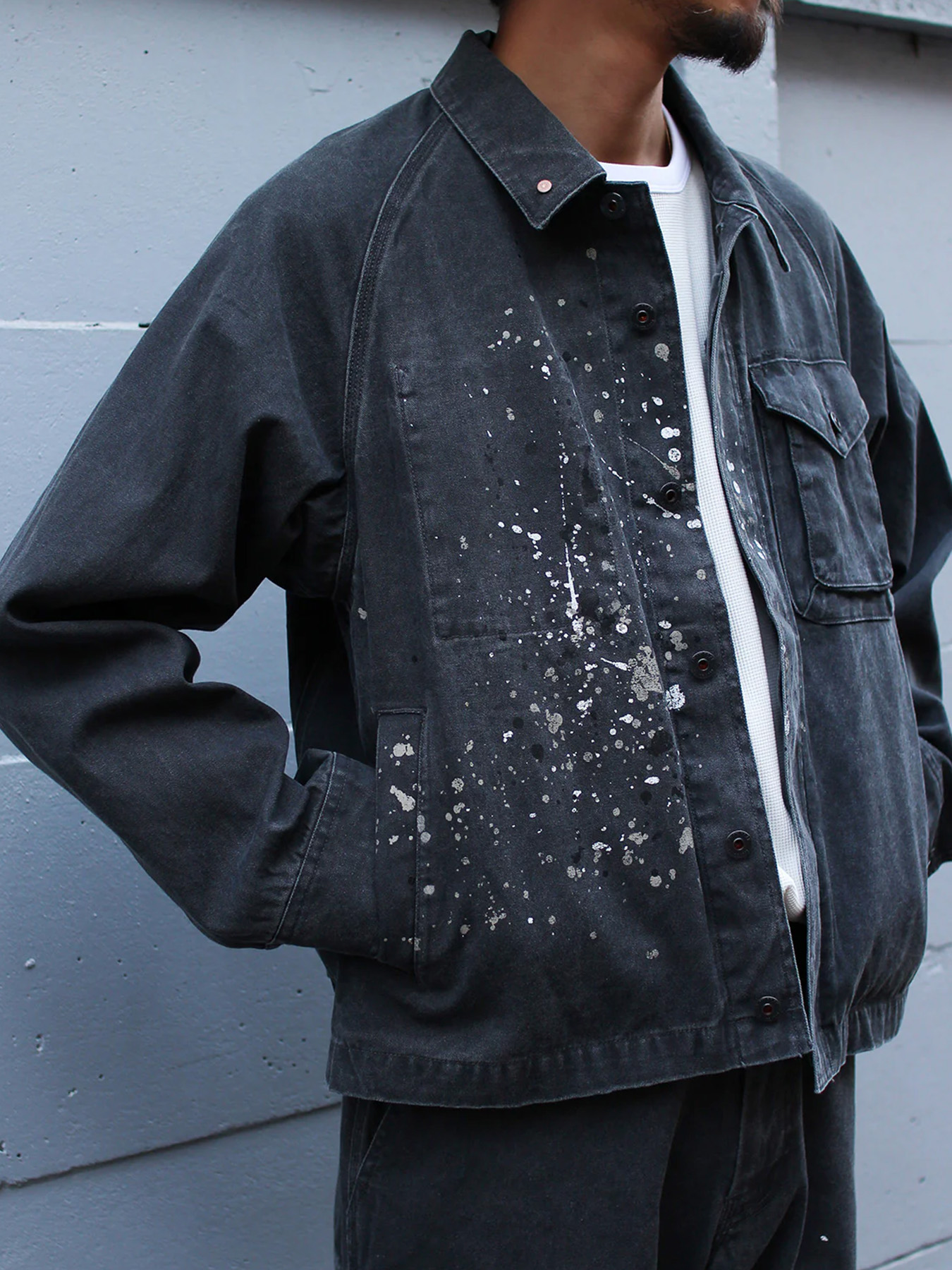 Куртка SULFUR DYED FADE PAINTED