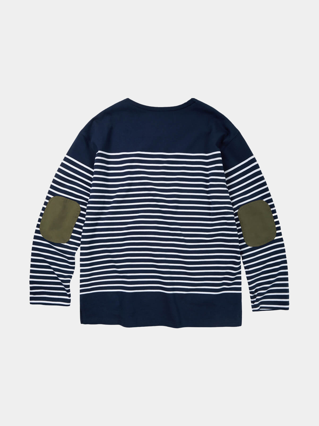 Лонгслив PATCH STRIPE BOAT NECK 004