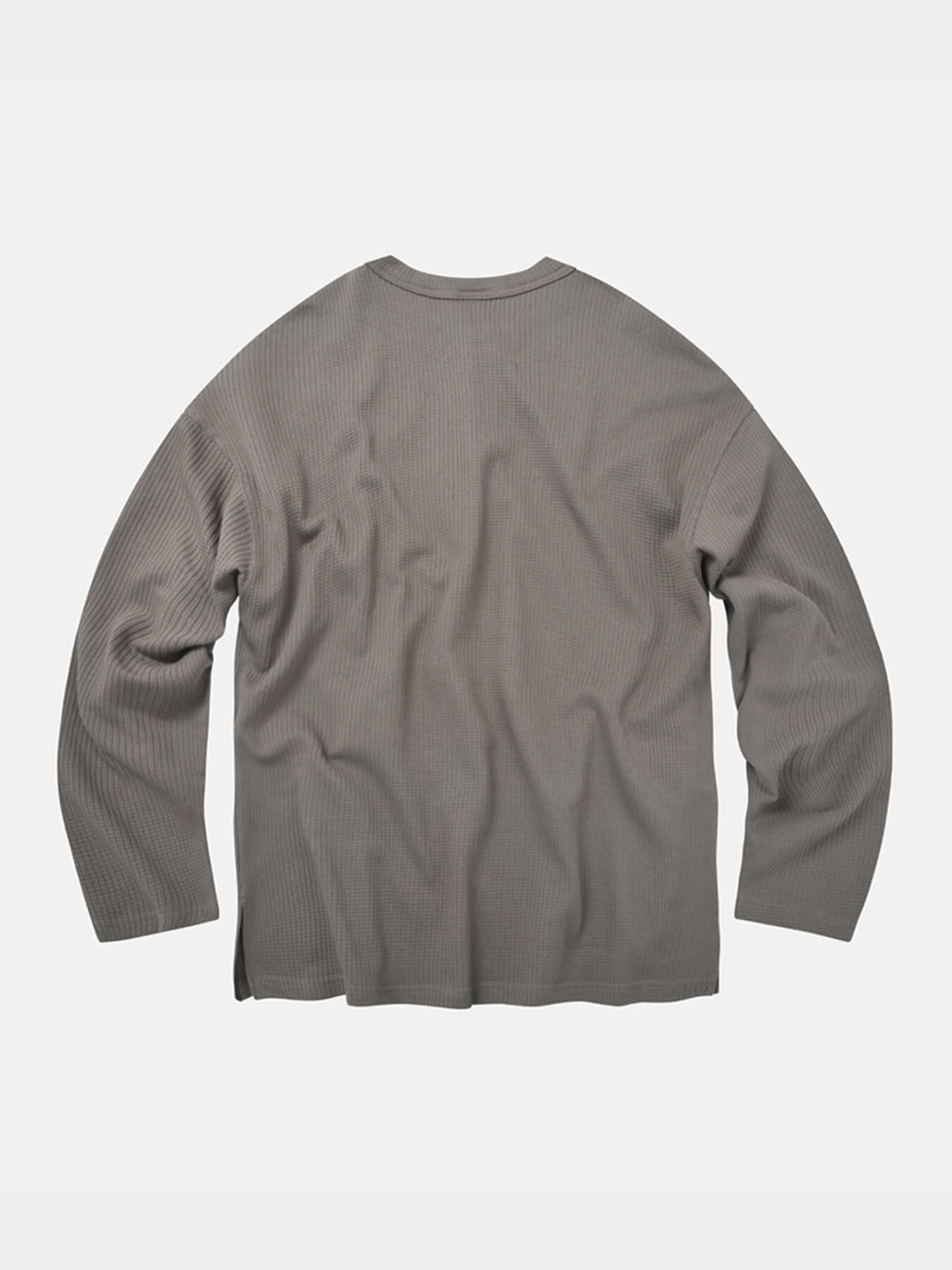 Лонгслив WEAVE HENLEY NECK TEE