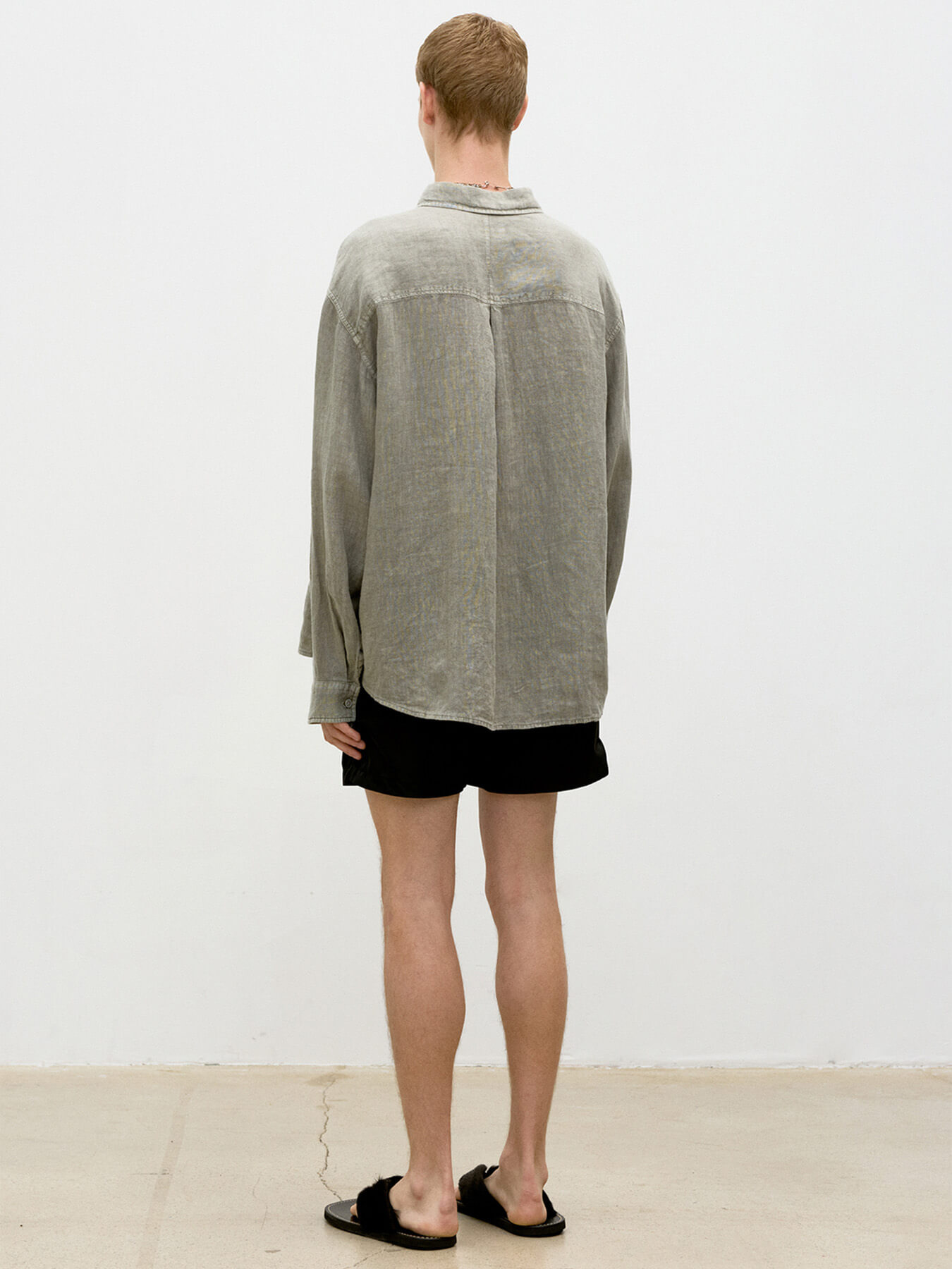 Рубашка LINEN DYED OVERSIZED